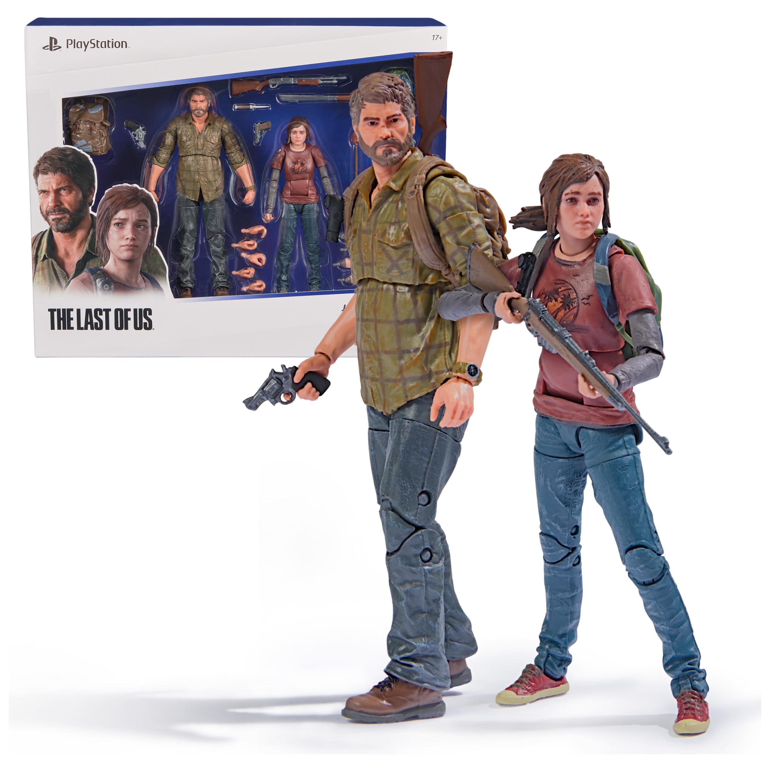The Last of Us - PlayStation 6-Inch Joel and Ellie 2-Pack Action Figures