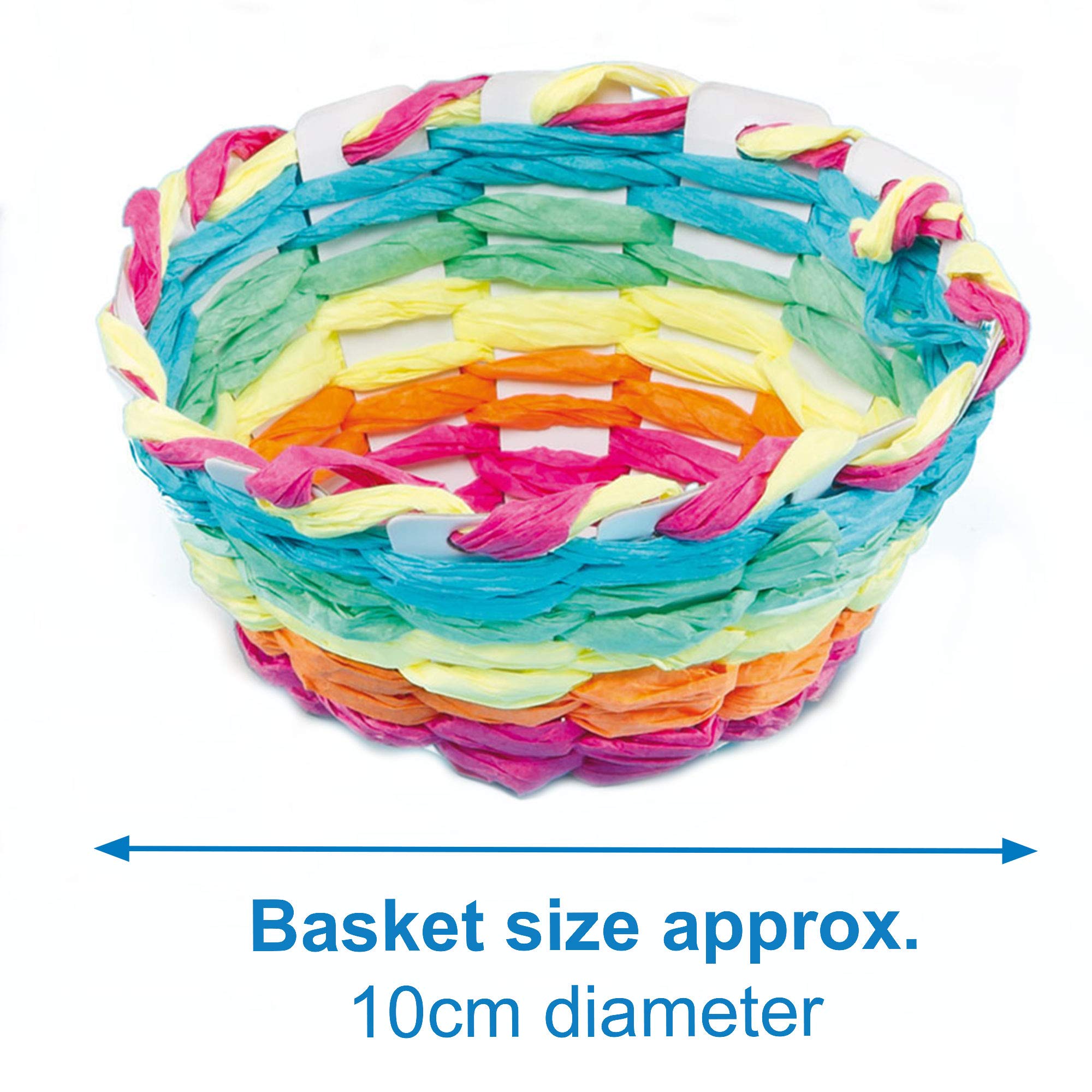 Baker Ross EF656 Basket Weaving Craft Kit - Creative Arts & Crafts Activity for Kids Ages 5+ 5