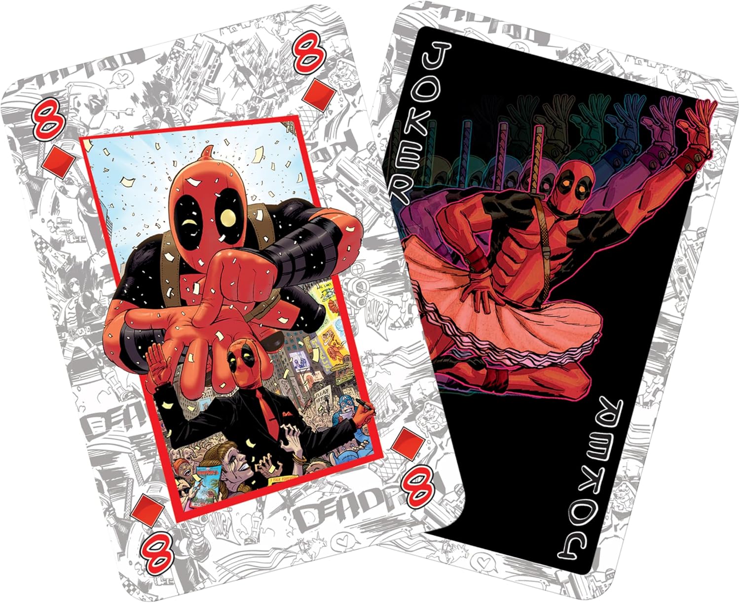 Waddingtons Number 1 Deadpool Playing Card Game – 54-Card Deck with Lady Deadpool, Kidpool & Dogpool 11