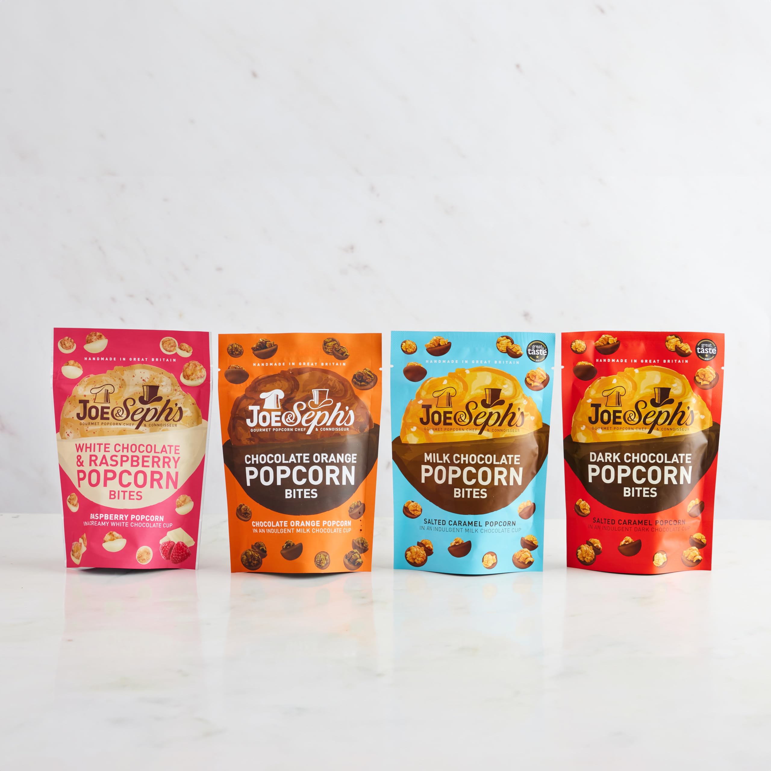 Joe & Seph's White Chocolate & Raspberry Popcorn Bites (63g) 4