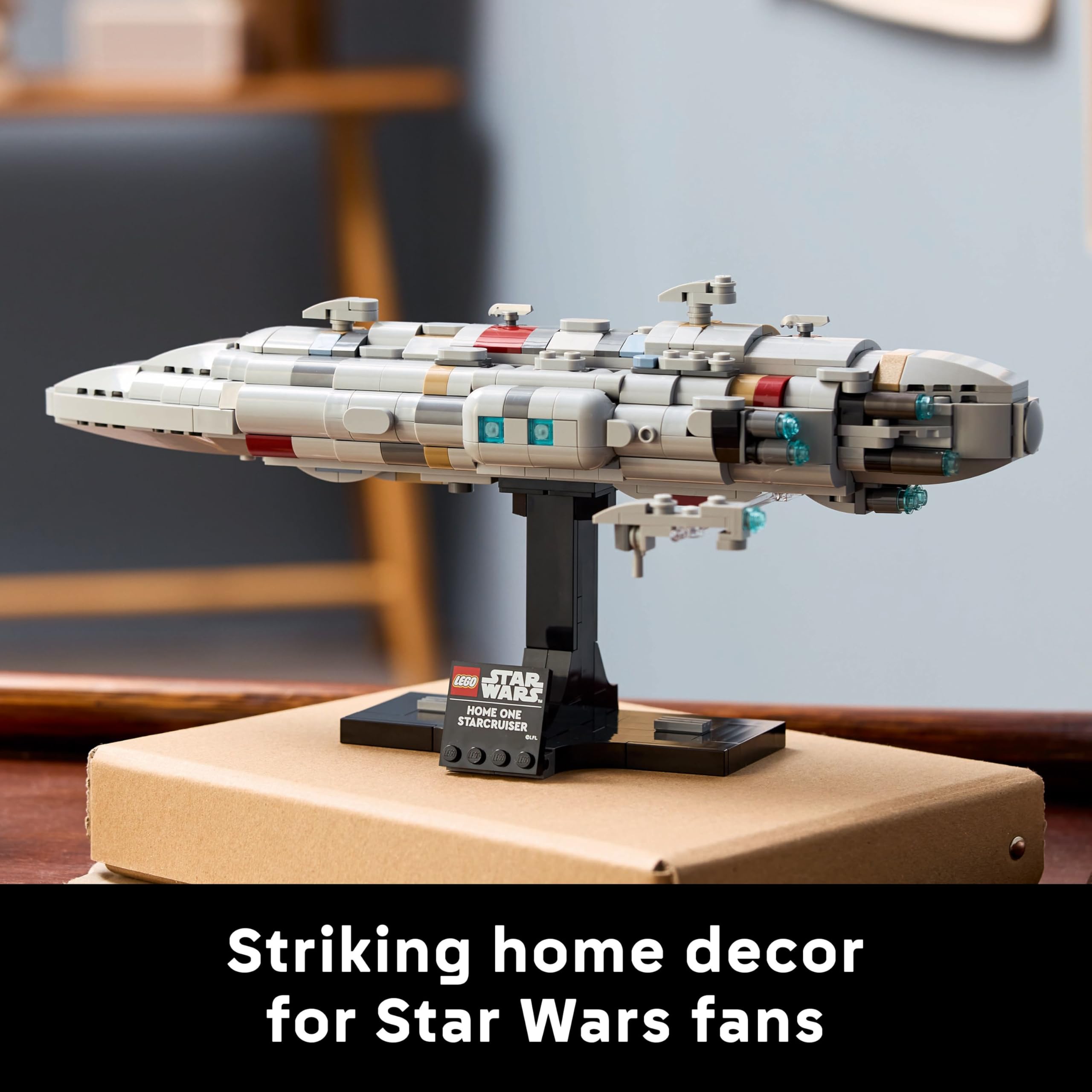 LEGO Star Wars 75405 Home One Starcruiser Building Set - Collectible Build-and-Display Model for Adults 12