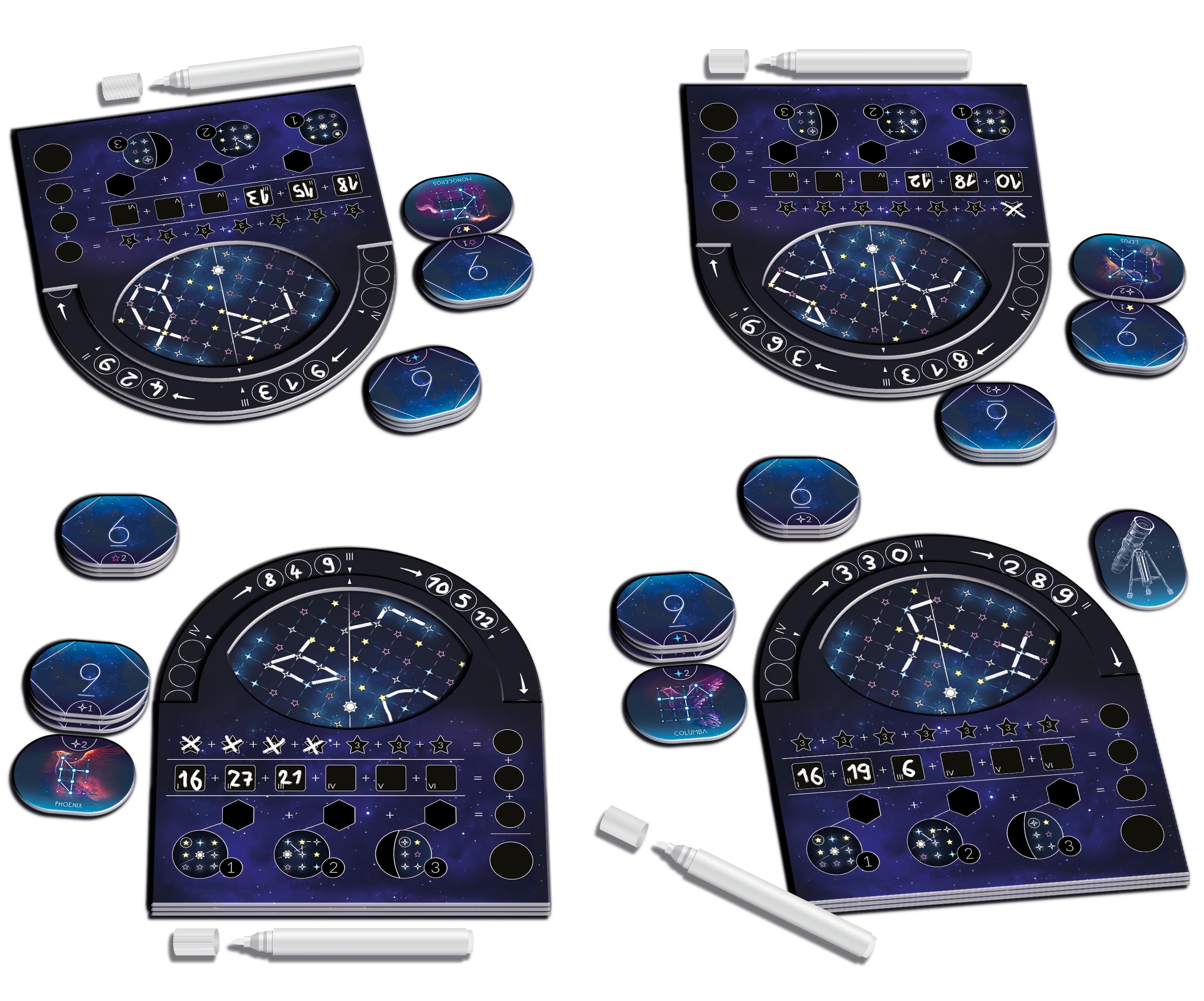 Queen Games Star Explorer Board Game | 1-4 Players | 30-45 Min Playtime | Ages 8+