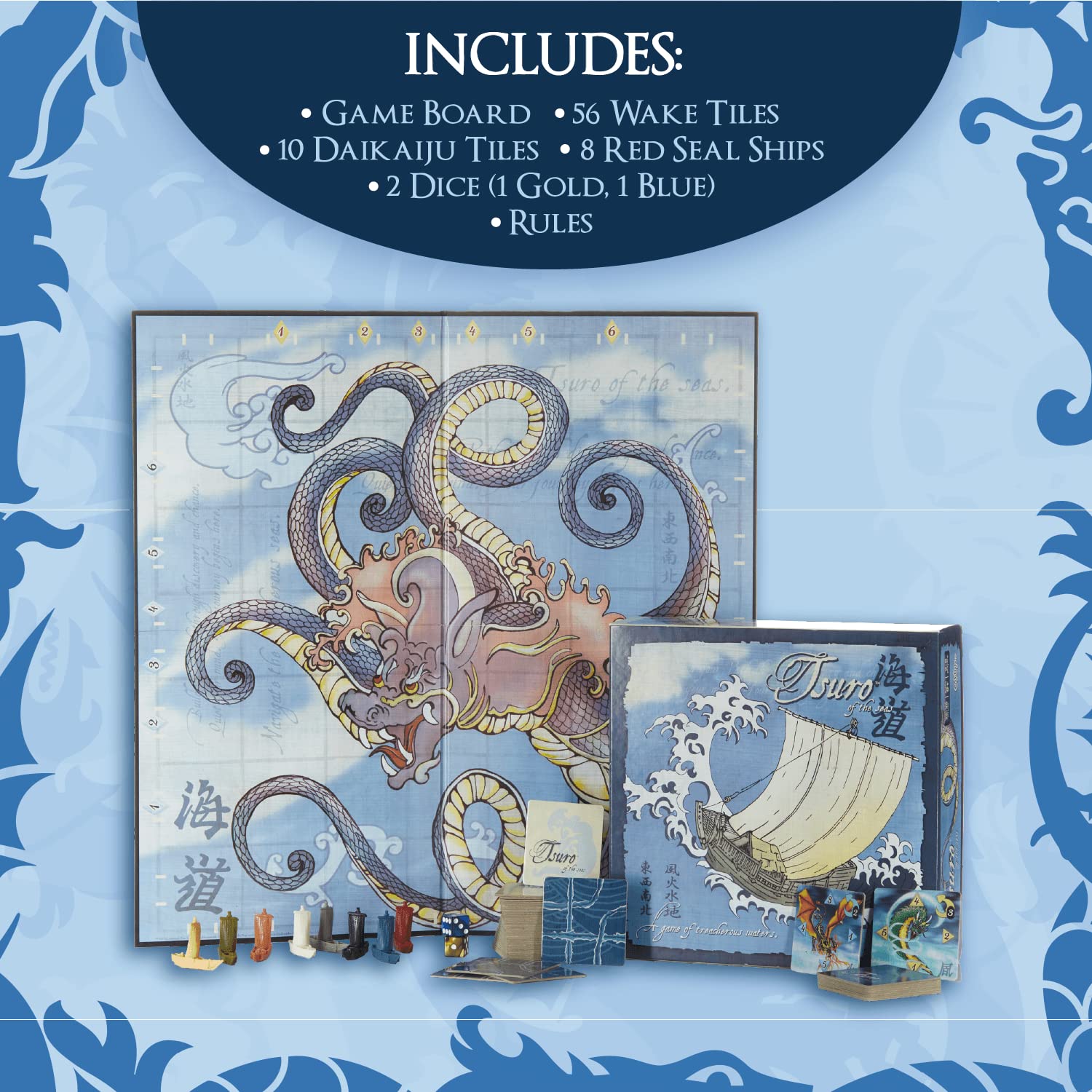Calliope Games Tsuro of the Seas Board Game 6