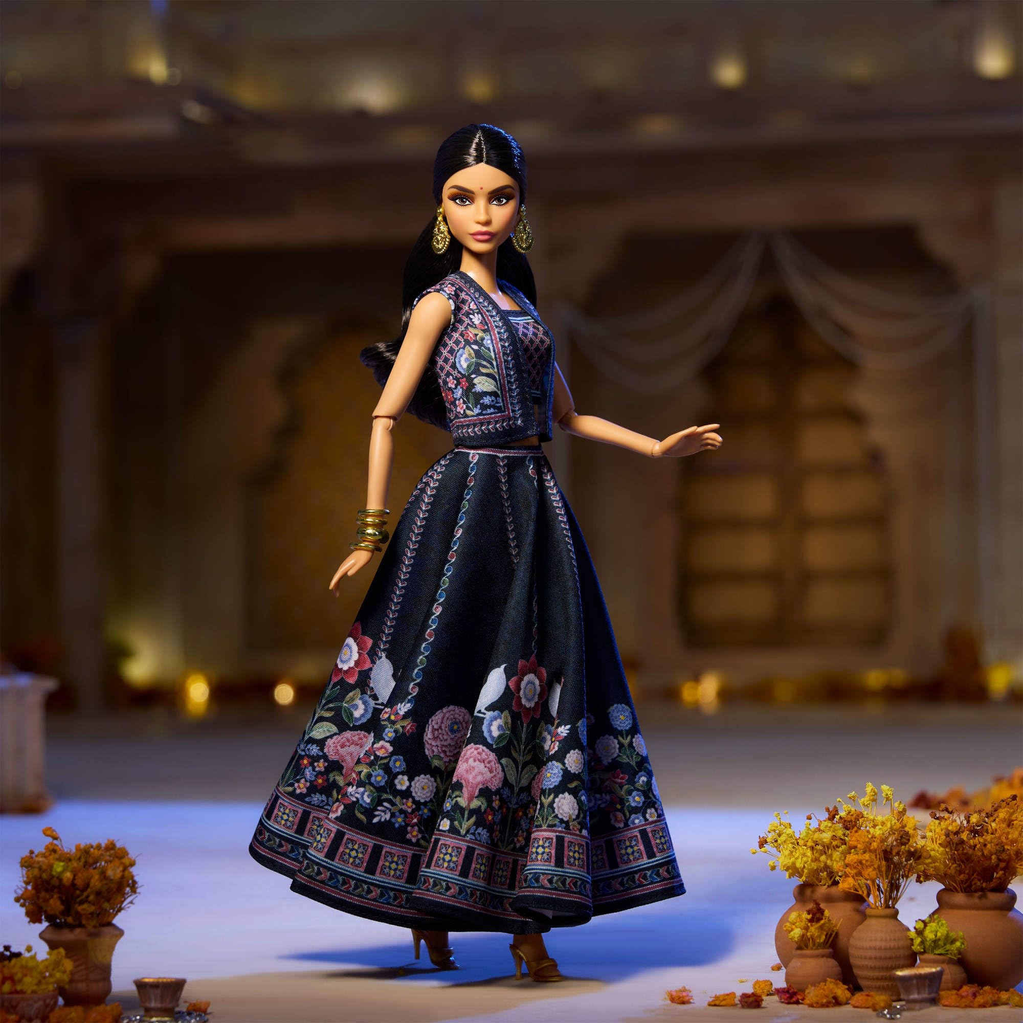 Barbie Diwali Doll by Anita Dongre - Festival of Lights Lehenga Look, Ages 6+ 6