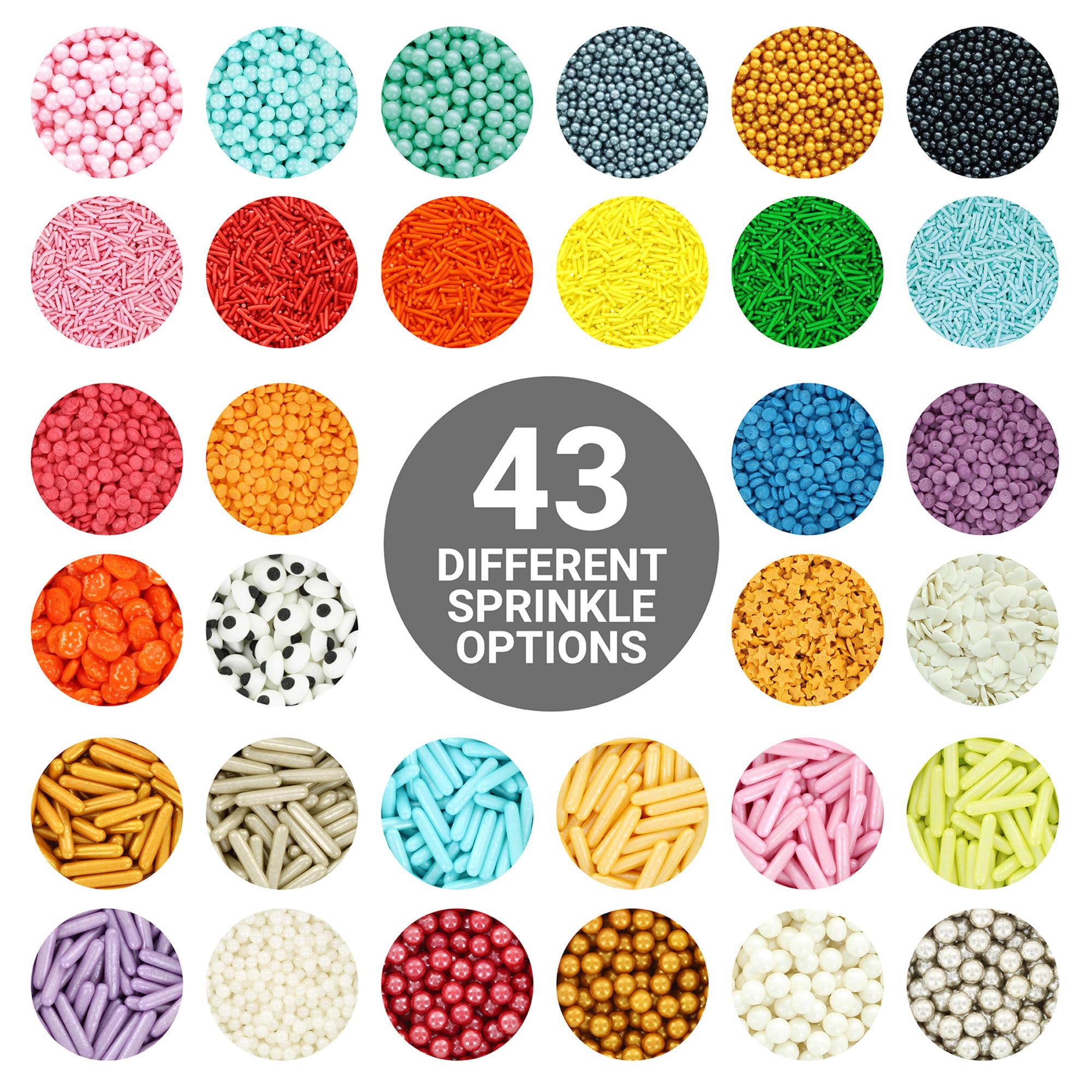 Culpitt Select Edible Pearls - White 7mm Cake Sprinkle Decorations, 500g 8