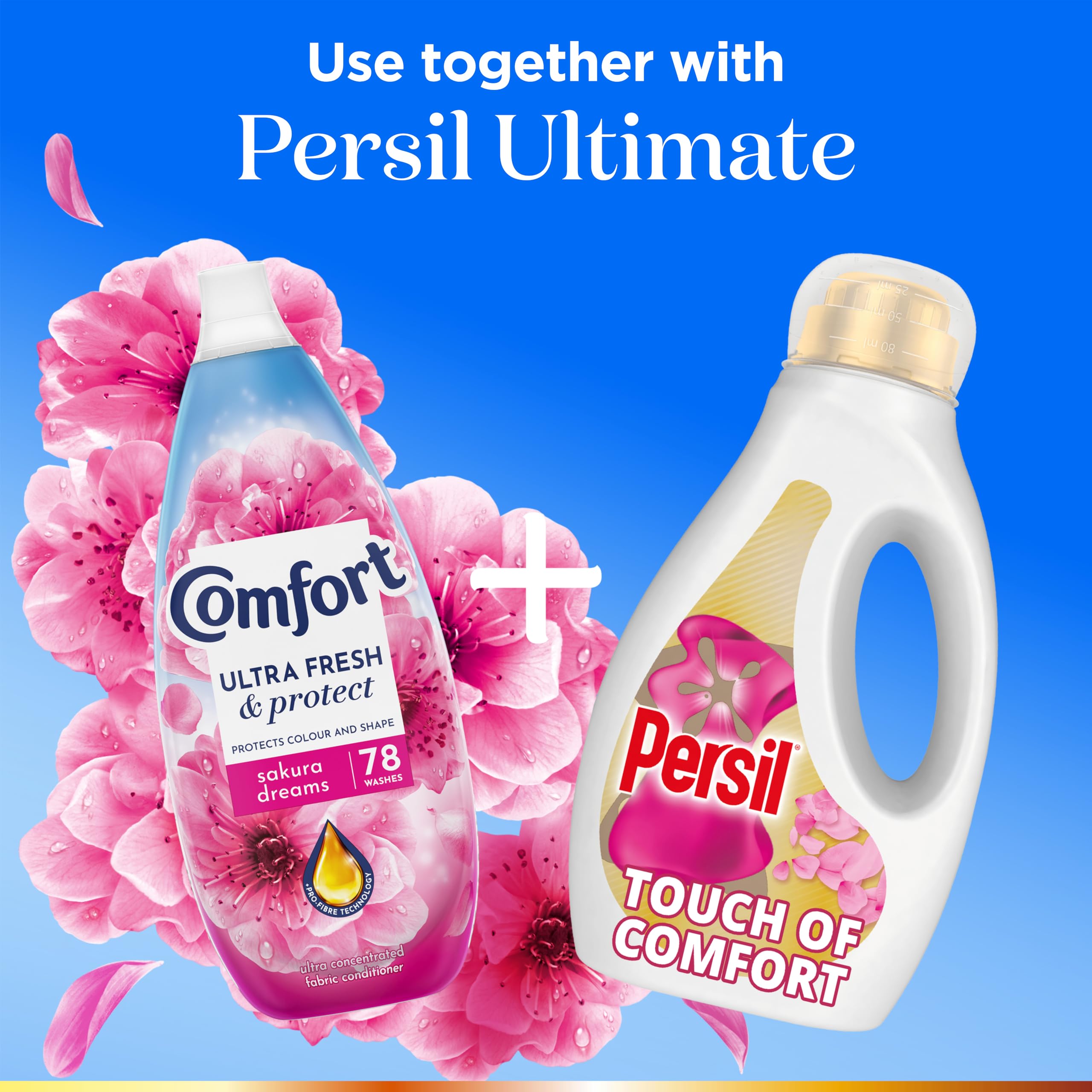 Comfort Ultra Fresh & Protect Sakura Dreams Fabric Conditioner 4