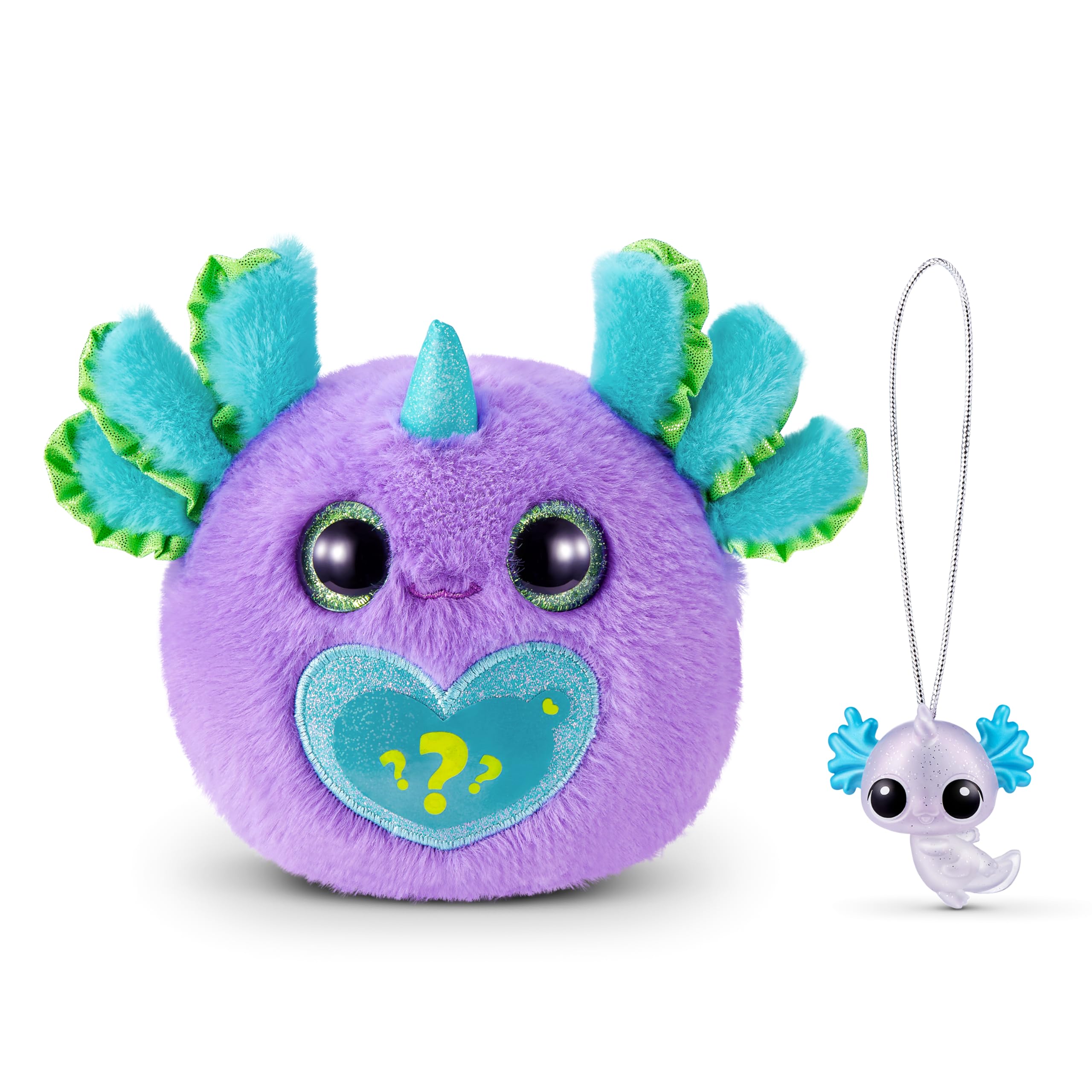 Rainbocorns Axolotlcorn Surprise Lulu Purple Plush Toy | 7.64 in | Ages 3+ 4