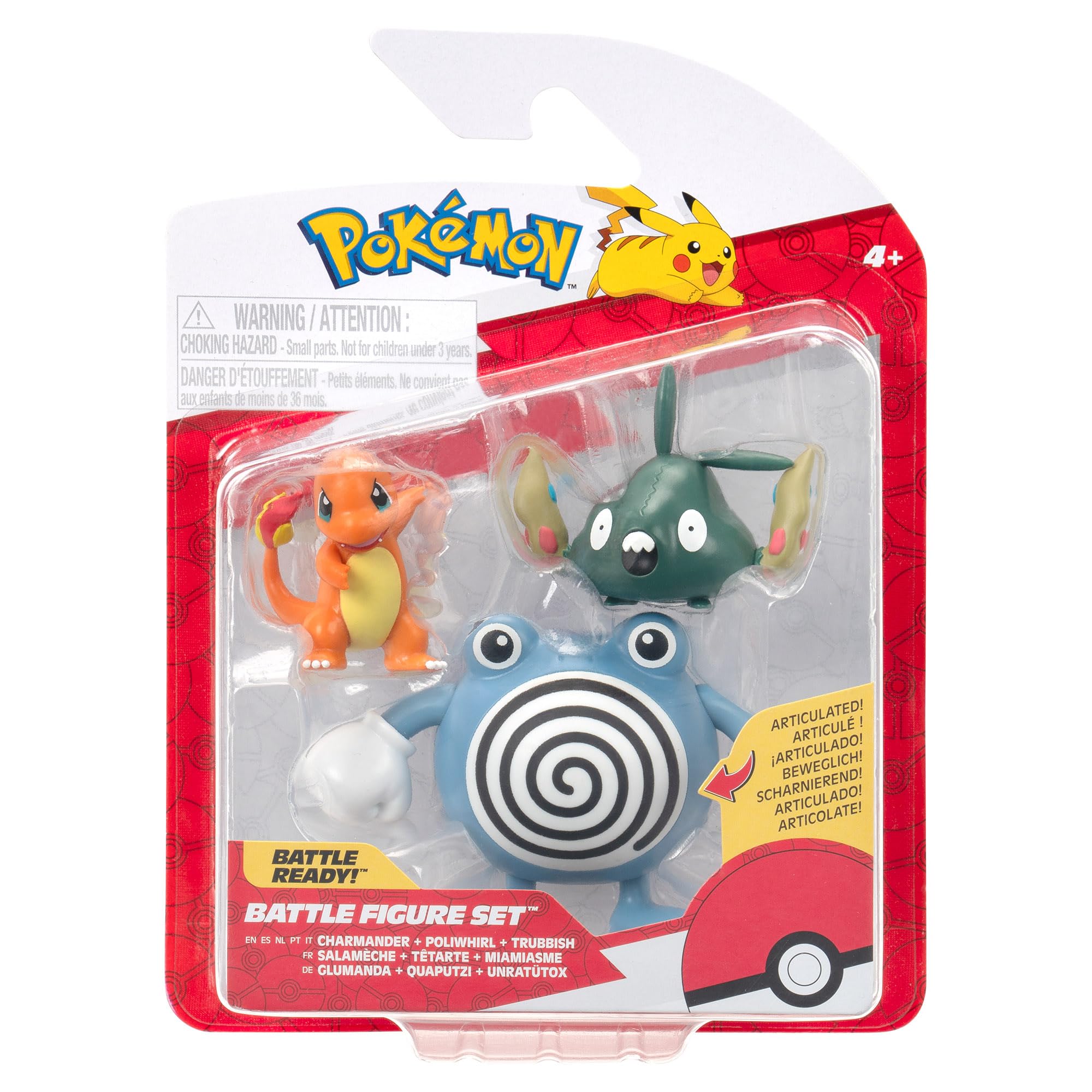 Pokémon Mega Charizard X Action Figure - 6-Inch Super Articulated Collectible 6