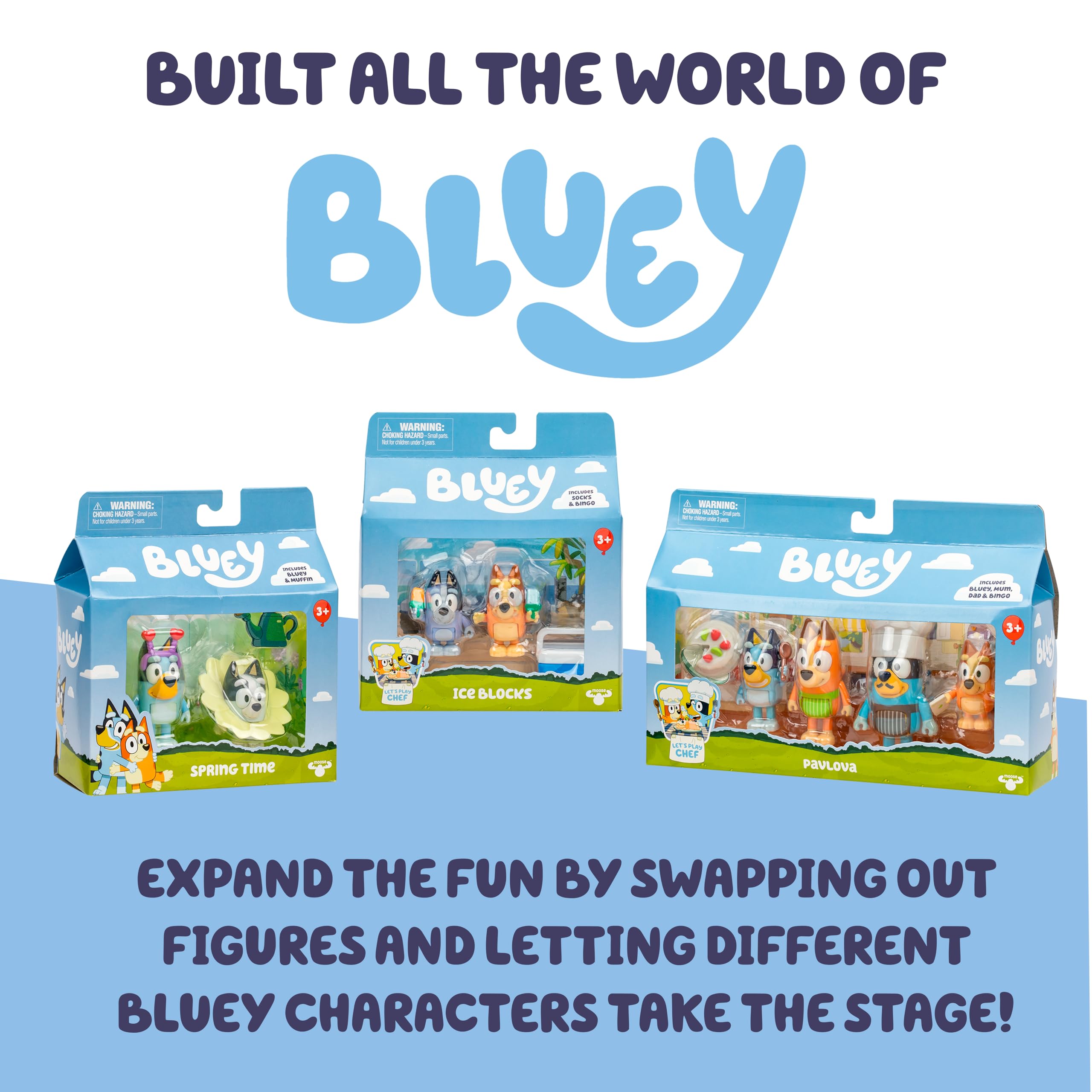Bluey Mini Home Playset - Compact House with Carry Handle | Includes 2.5' Bluey Figure & 5 Accessories 6