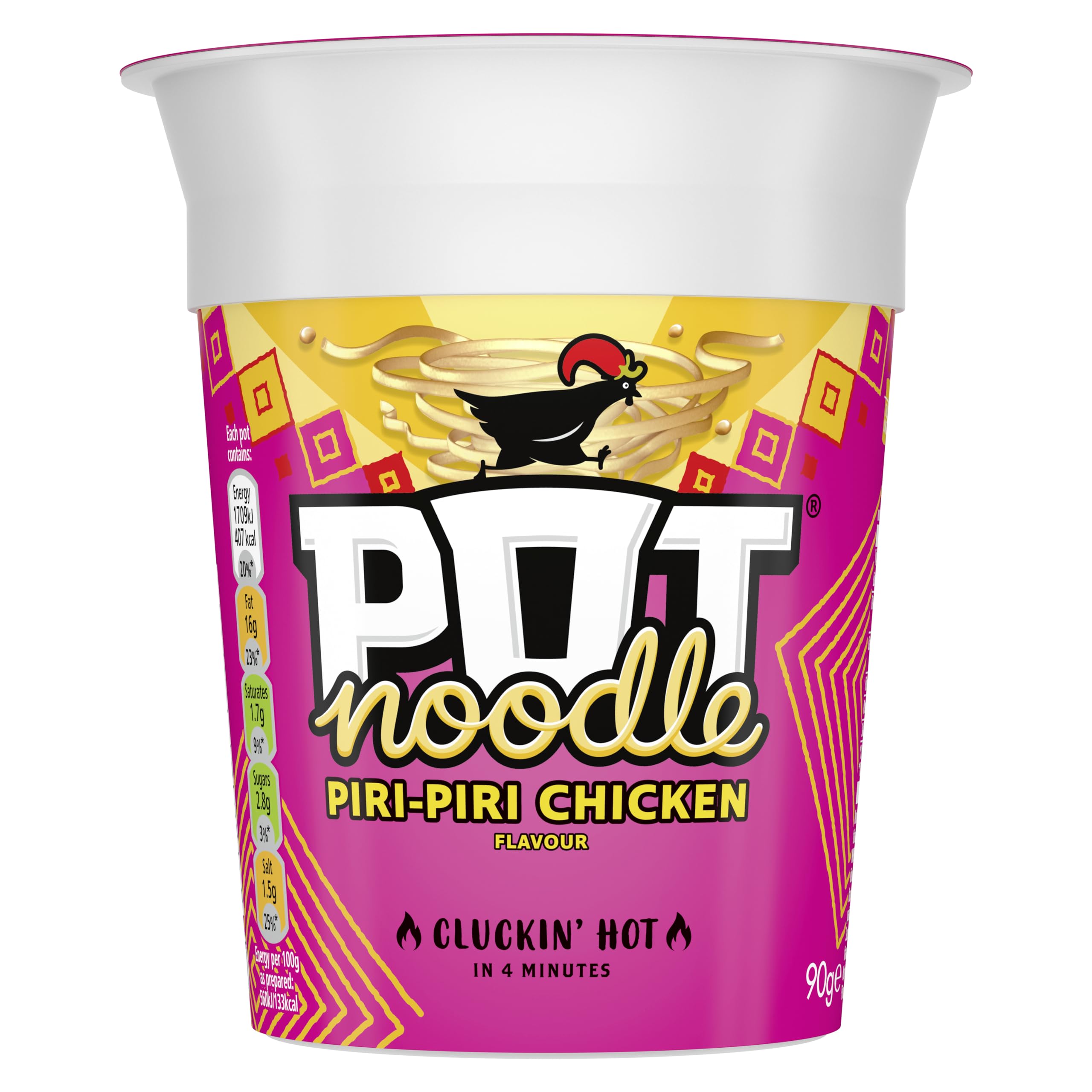 Pot Noodle - Piri-Piri Chicken Instant Noodle Snack, 80g 14