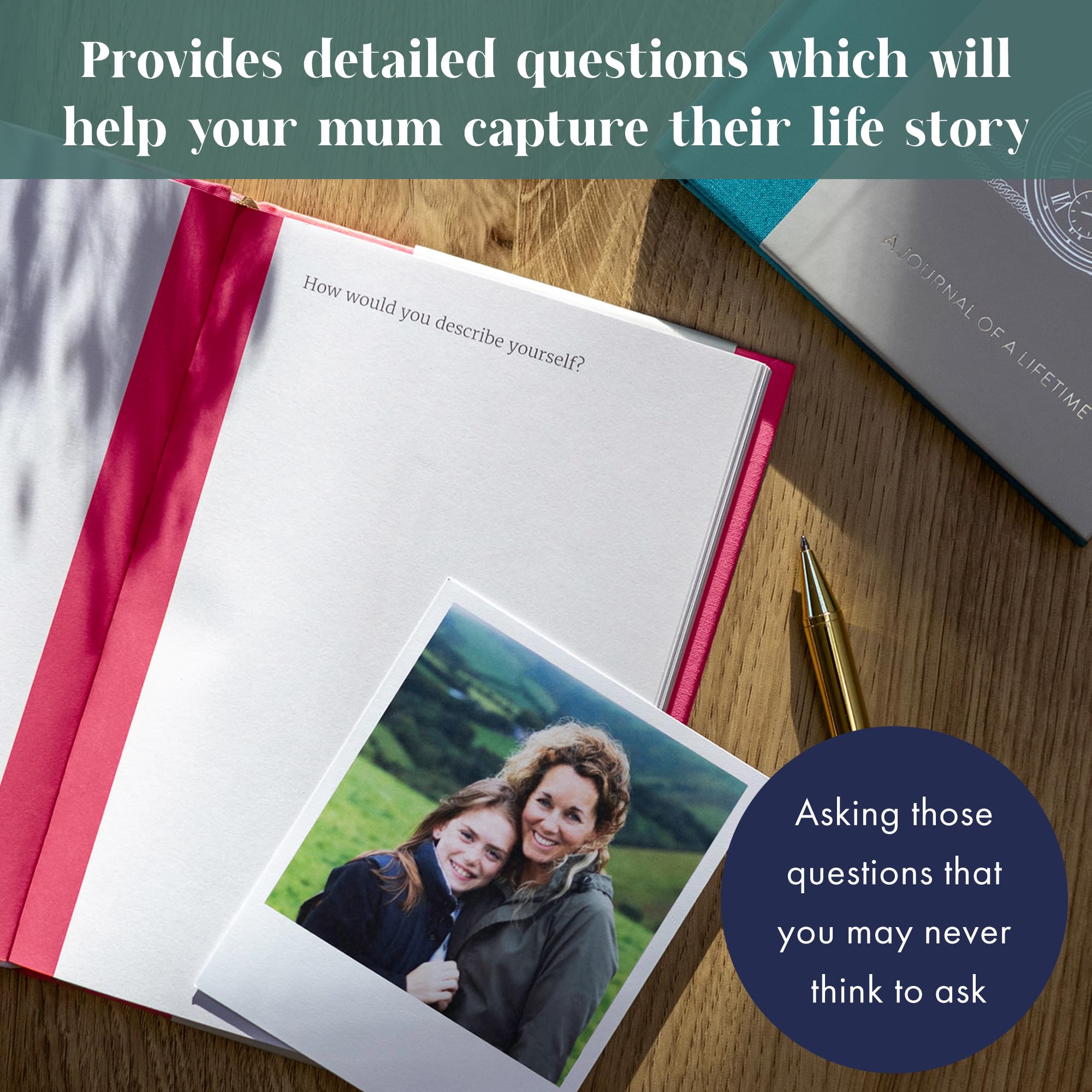 FROM YOU TO ME Dear Mum, from you to me Memory Journal | Timeless Edition | Hardcover 4