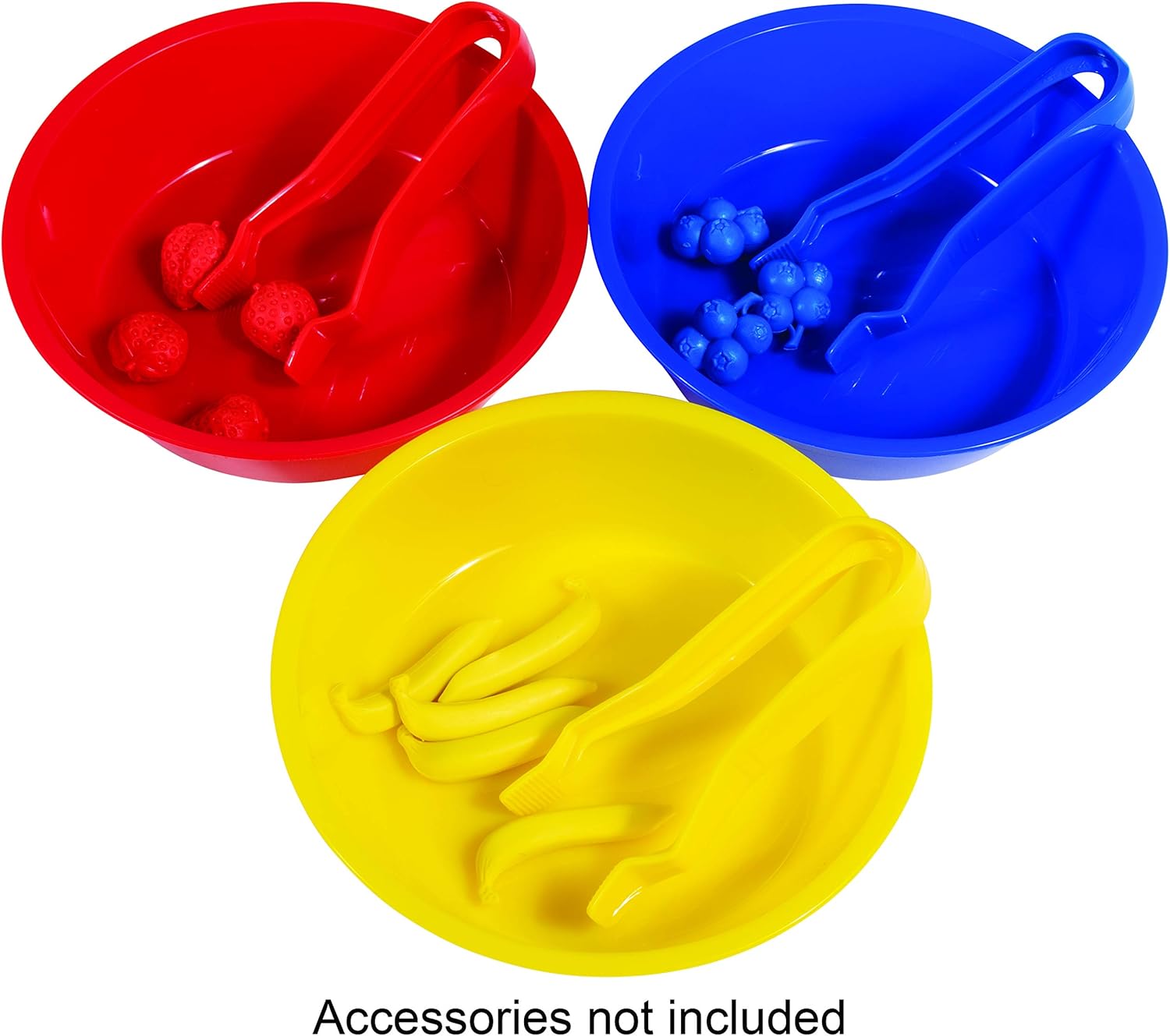 edxeducation Jumbo Tweezers - Set of 12 - 6 Colors - For Ages 18m+ 6