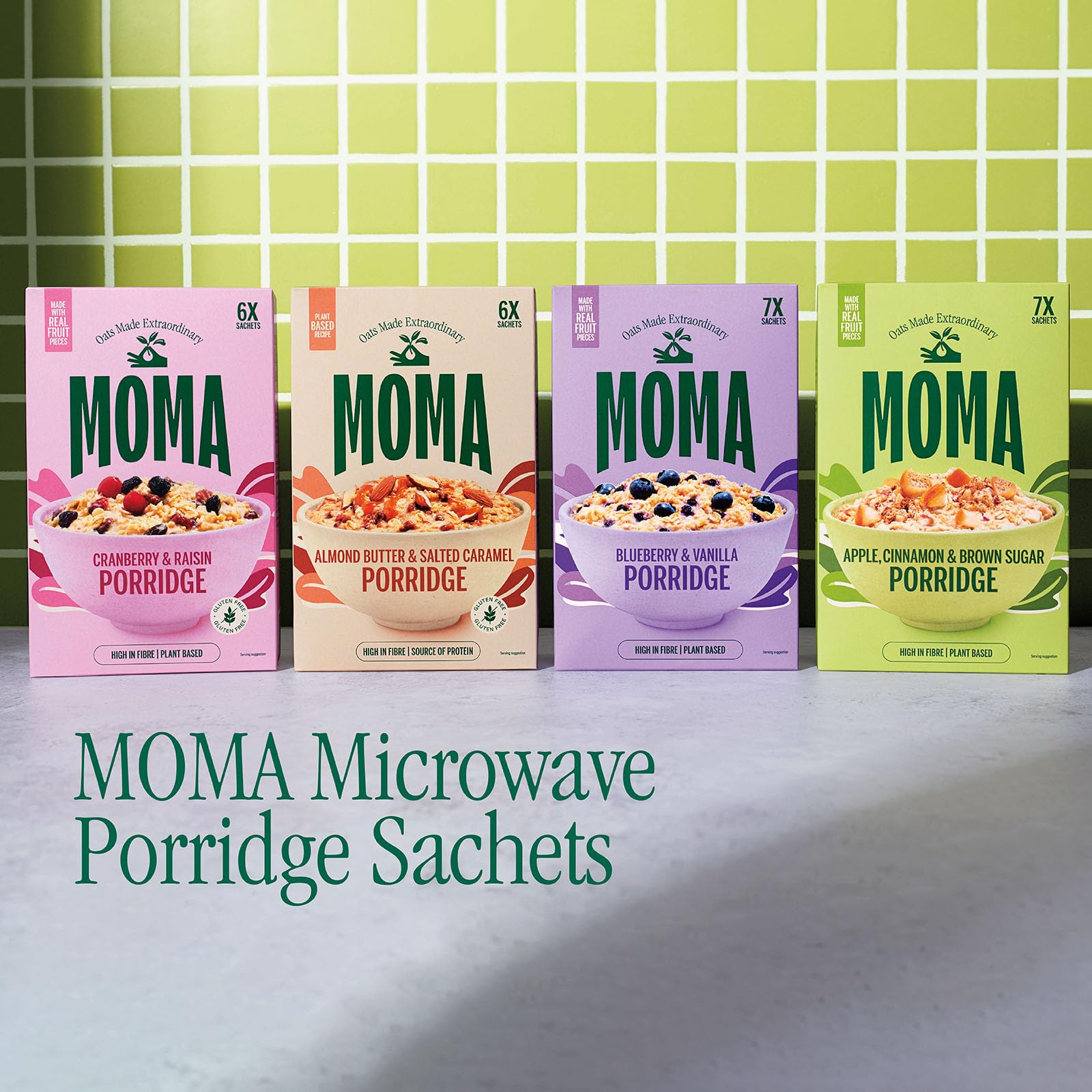 MOMA Cranberry- und Rosinen-Porridge-Beutel – 6 x 40 g – Hergestellt mit britischem Hafer 8