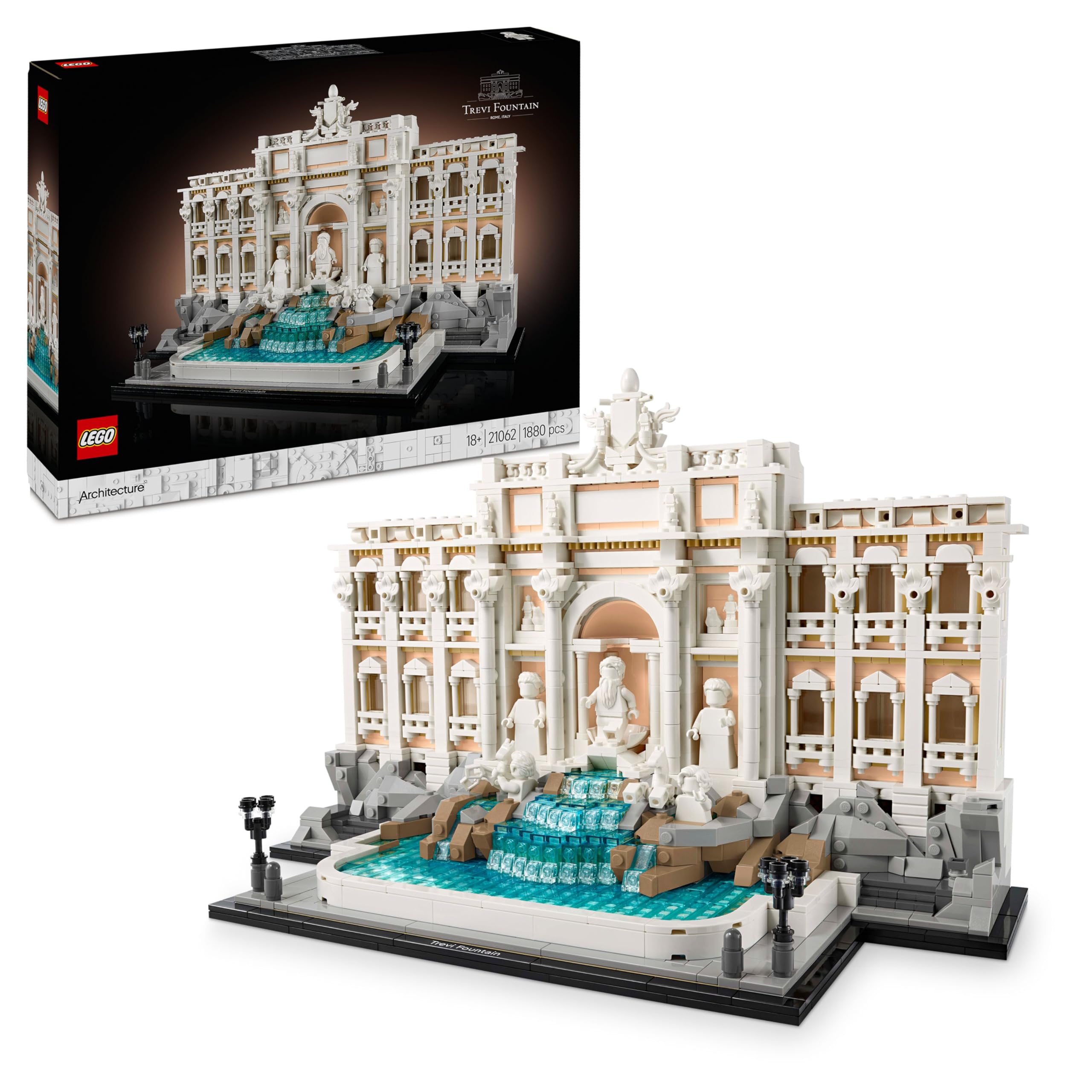 LEGO Architecture Trevi Fountain 21062 Building Set | 1,880 Pieces | Ages 18+ 1