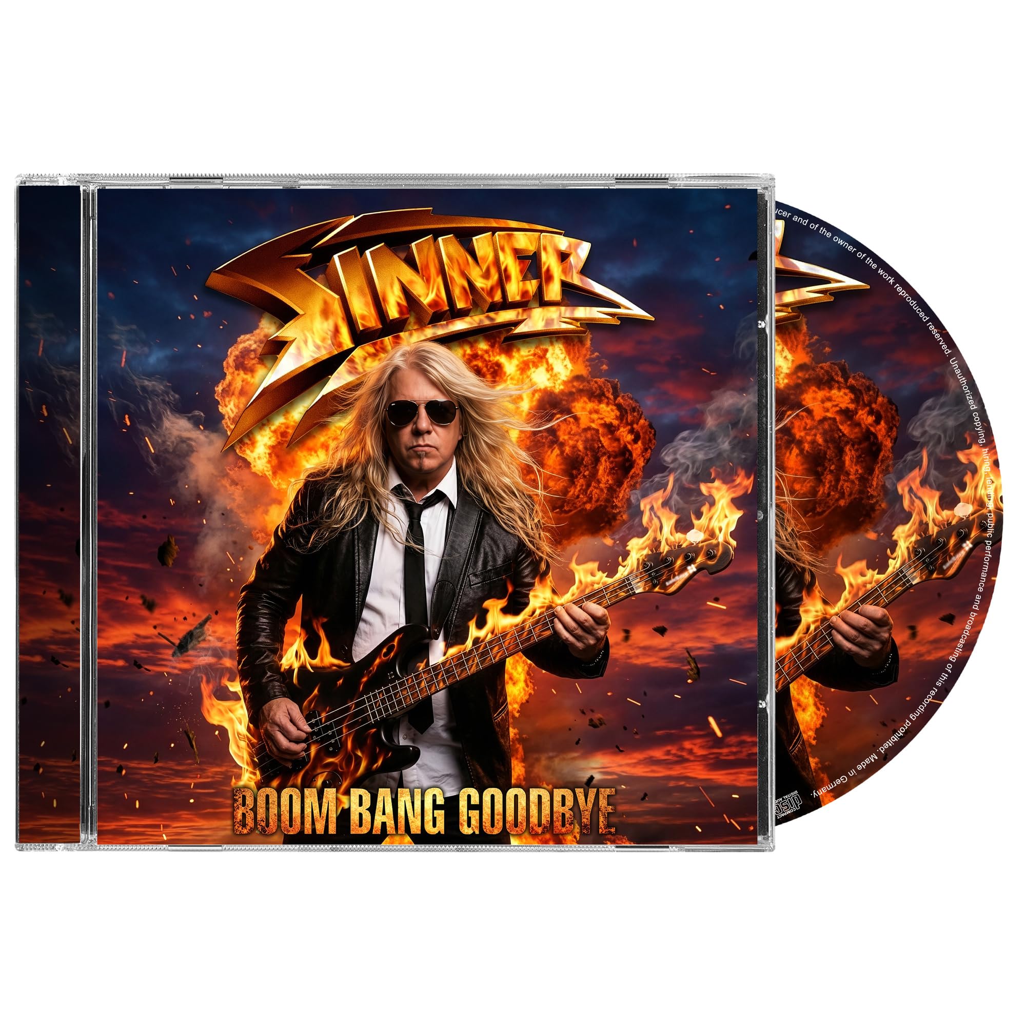 SINNER - BOOM BANG GOODBYE [CD]