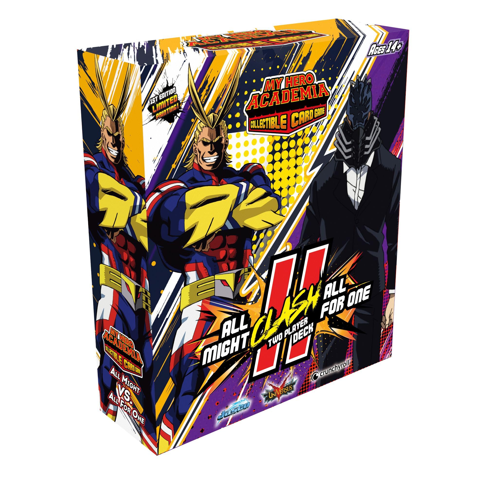 Jasco Games My Hero Academia All Might vs. All for One Two Player Clash Decks 6