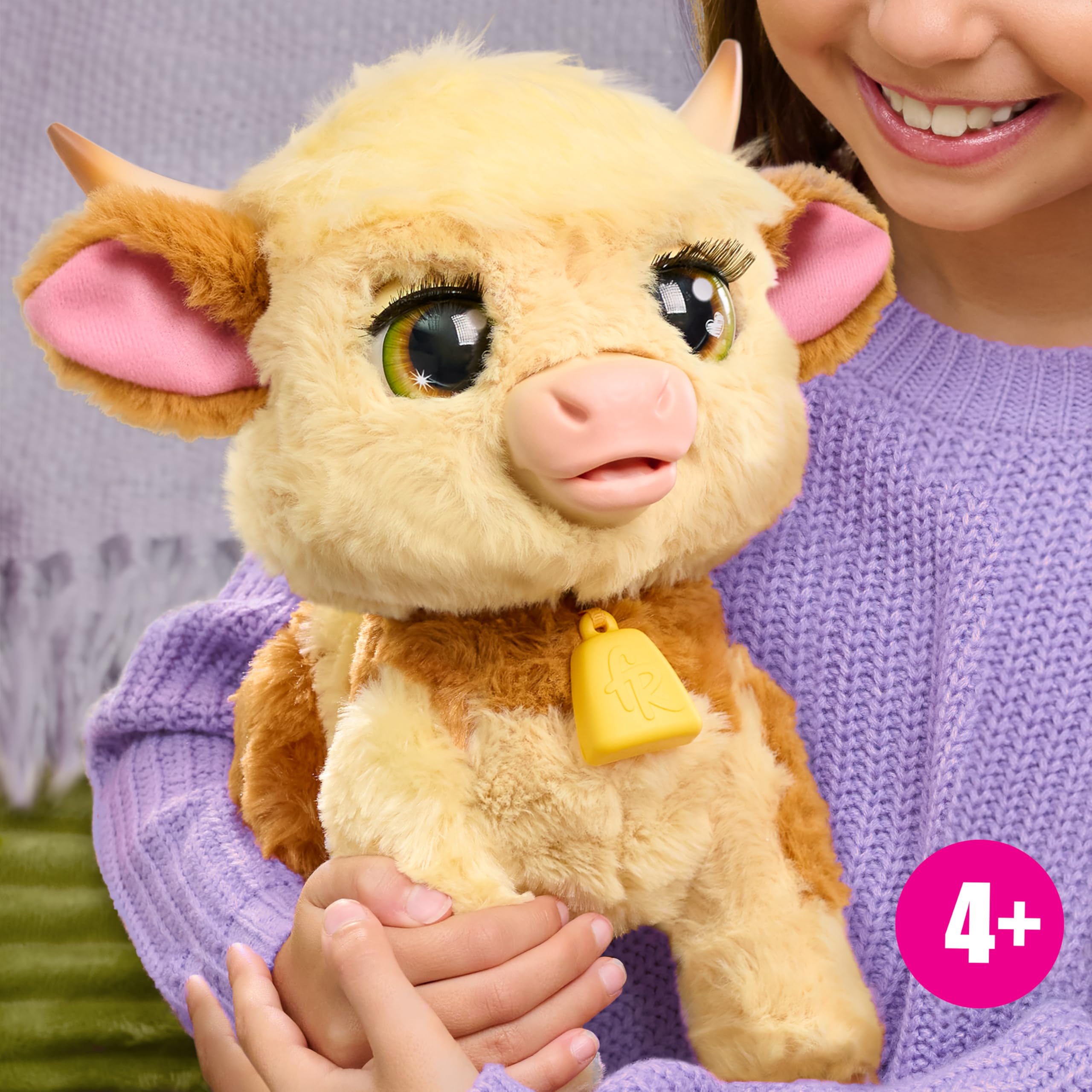 furReal Maggie the Feed & Follow Cow - Interactive Plush Toy for Ages 4+ 24