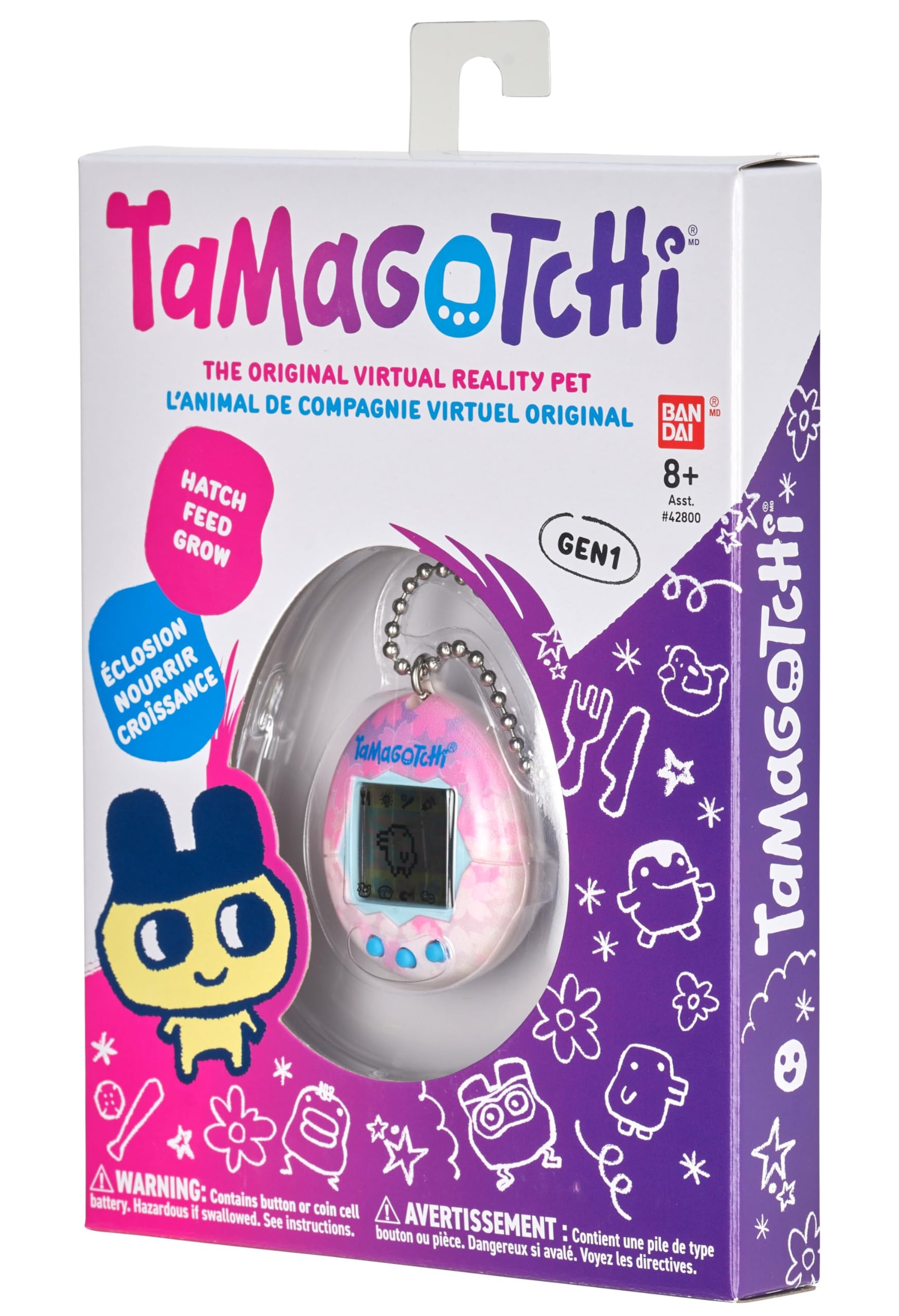 Tamagotchi Original Sakura Digital Pet - Electronic Virtual Pet Toy for Kids 8+ 8