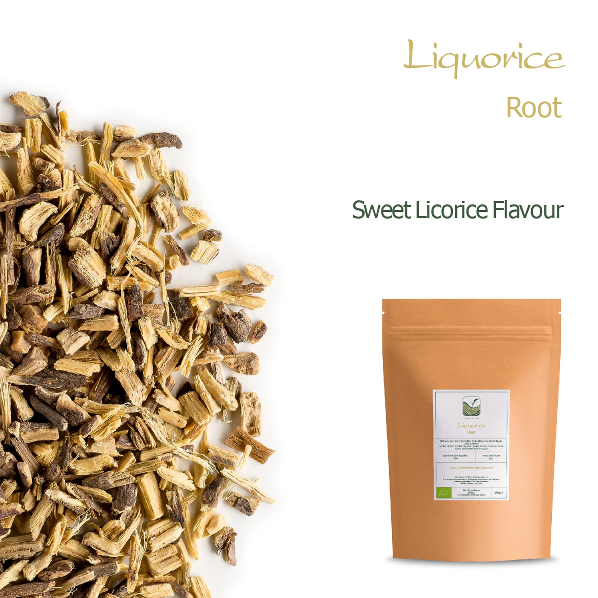 Valley of Tea - Organic Licorice Root Herbal Tea (200g) 9