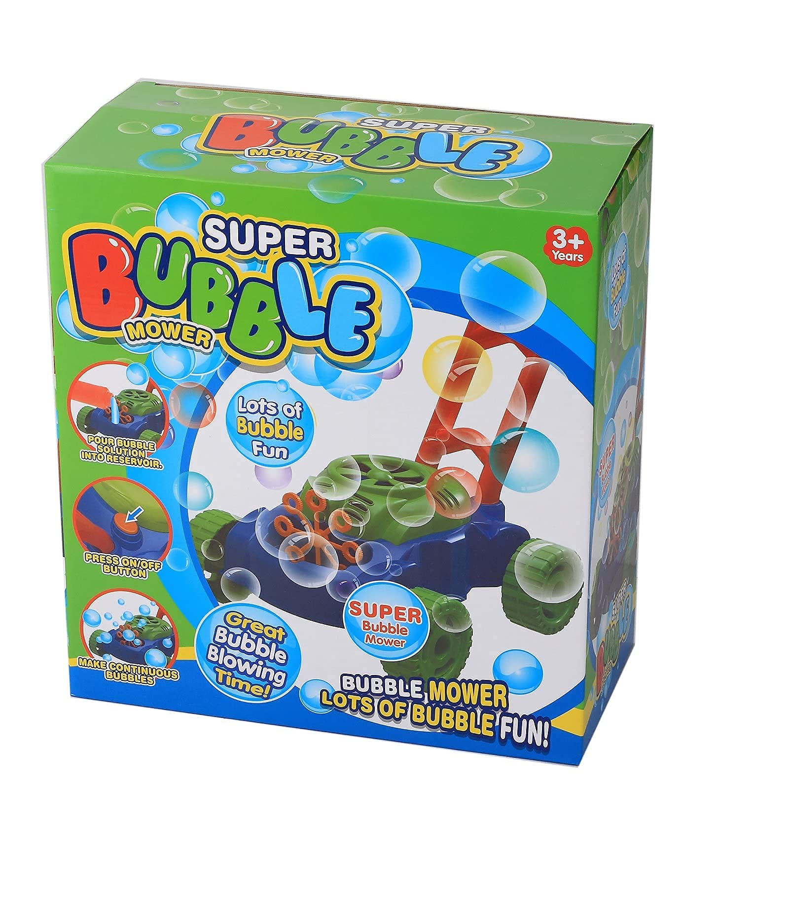 Ram Bubble Mower - Toy Lawnmower with Bubble Machine for Kids 3 Years and Up 5