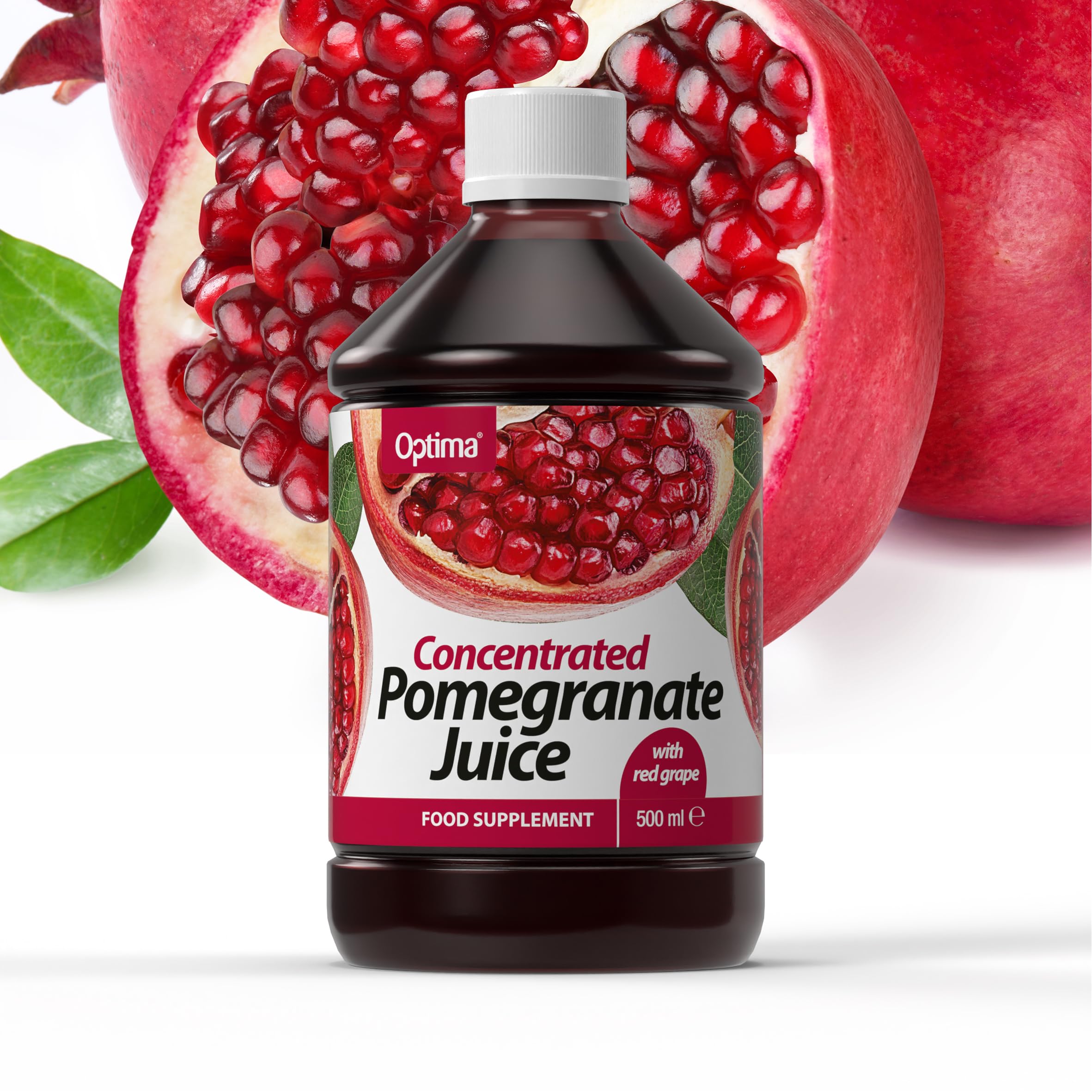 Optima Pomegranate Juice Concentrate 500ml - Vegan Liquid Food Supplement 5