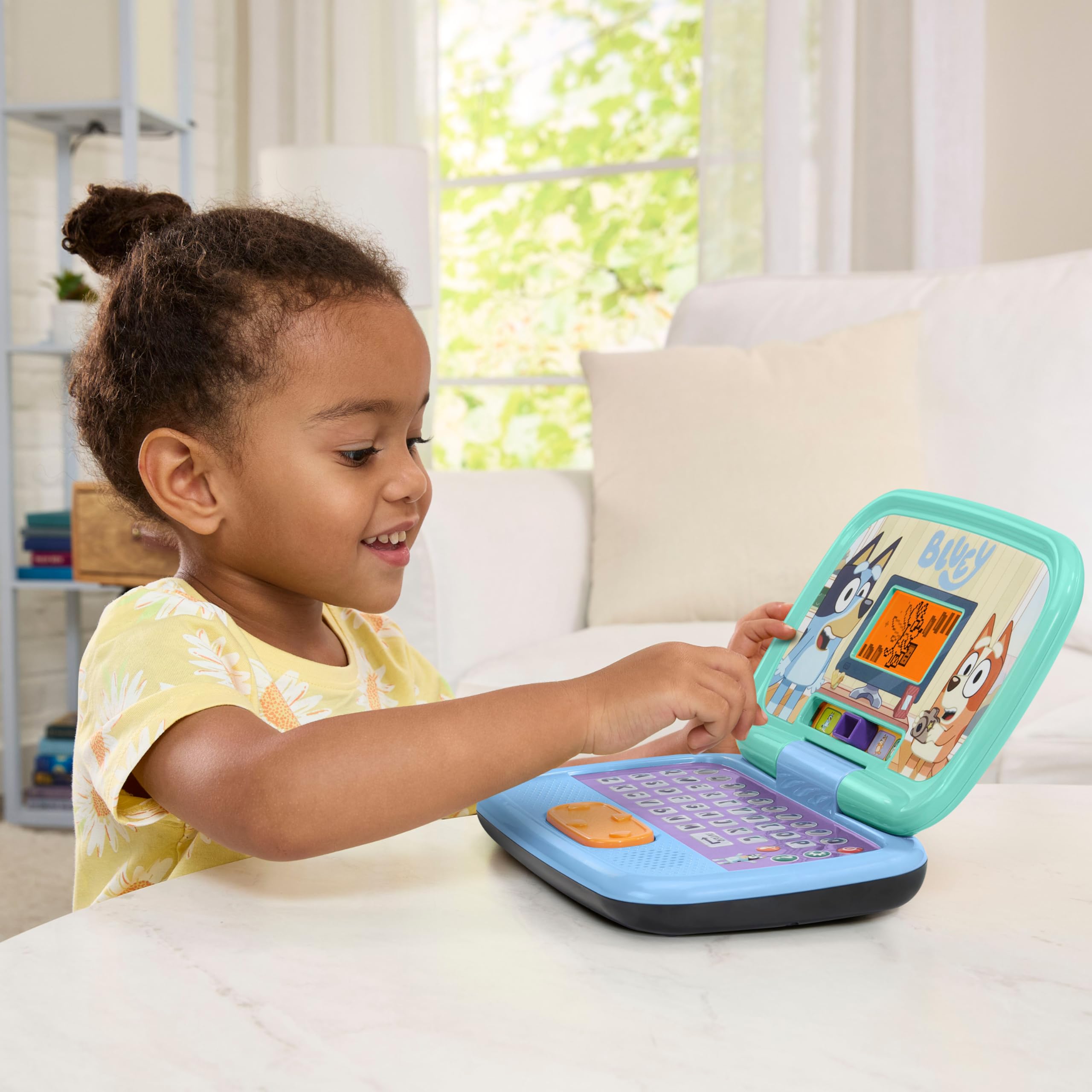 VTech Bluey Game Time Laptop - Interactive Learning Laptop for Preschoolers 3-6 Years 5
