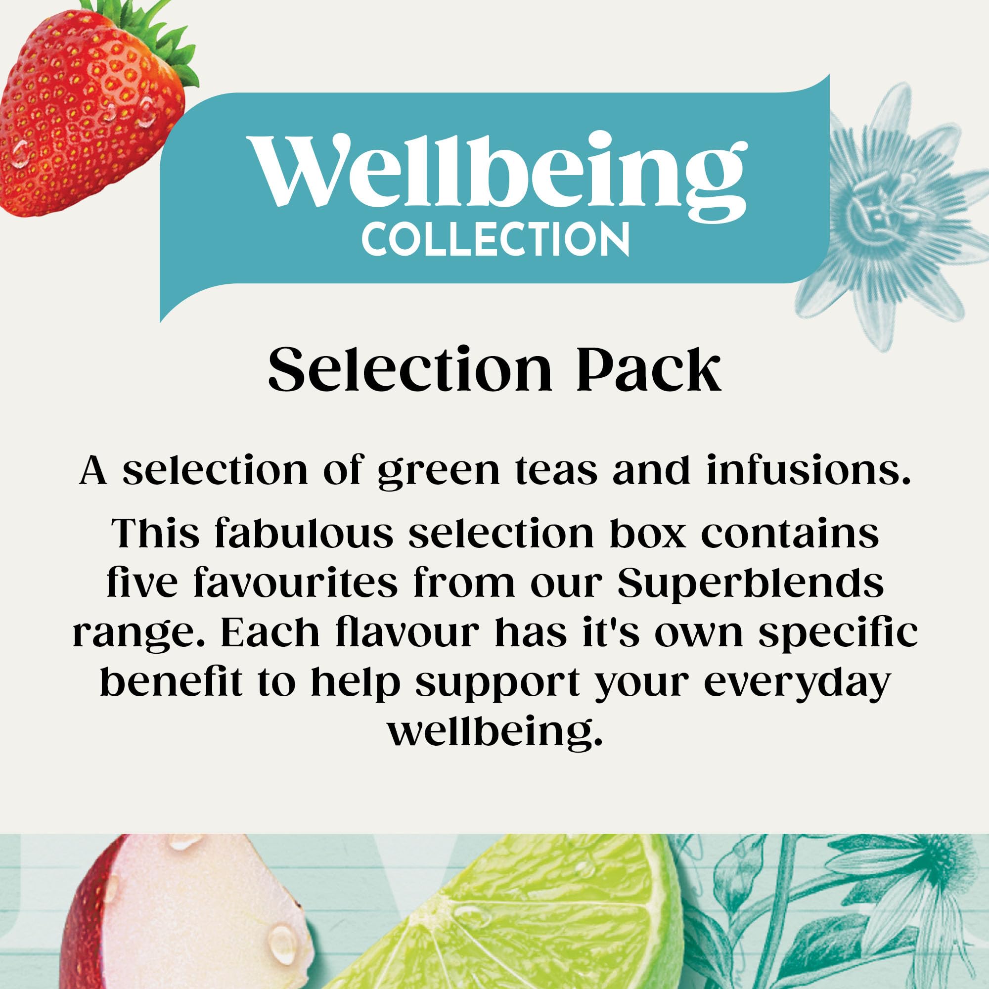 Twinings Superblends Wellbeing Collection - Defence, Glow, Digest, Detox & Sleep Tea Bags, 80 Biodegradable Tea Bags 6
