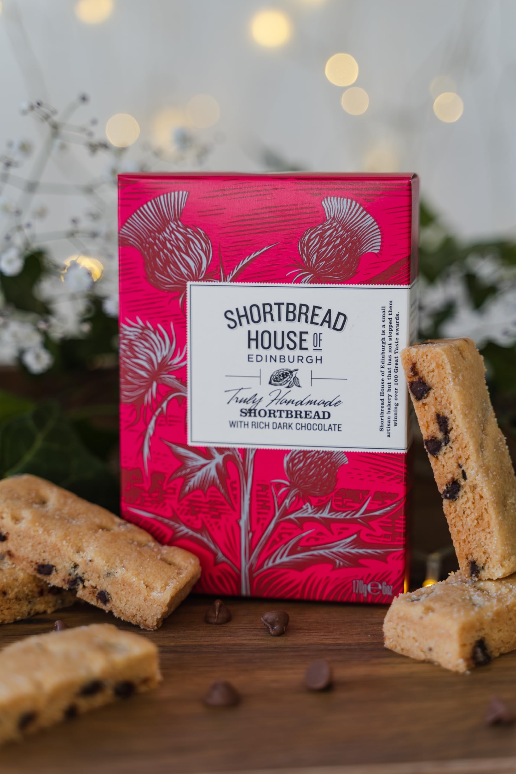 Shortbread House of Edinburgh Handmade Dark Chocolate Shortbread Fingers 8