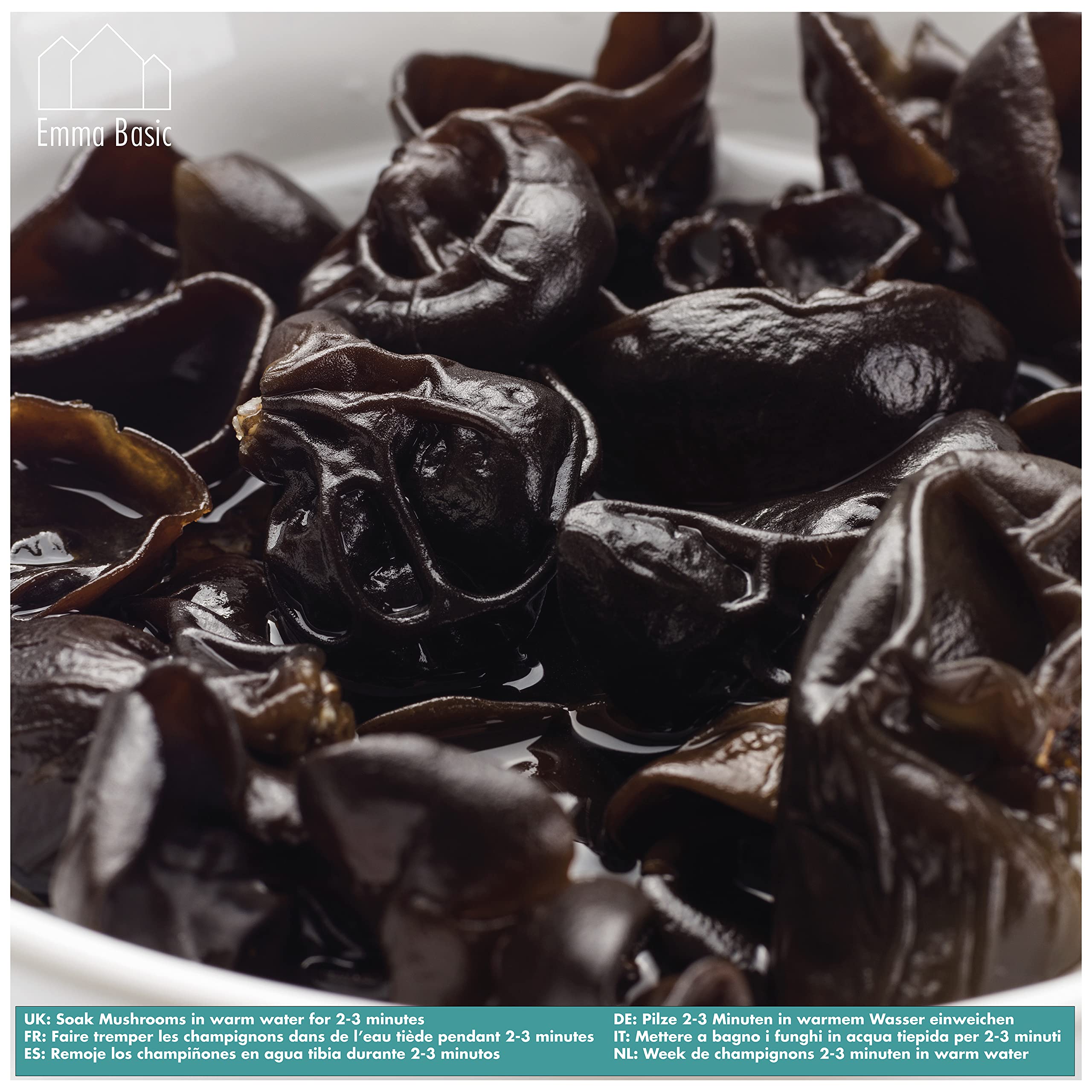 Emma Basic Dried Black Fungus Mushroom 80g 3