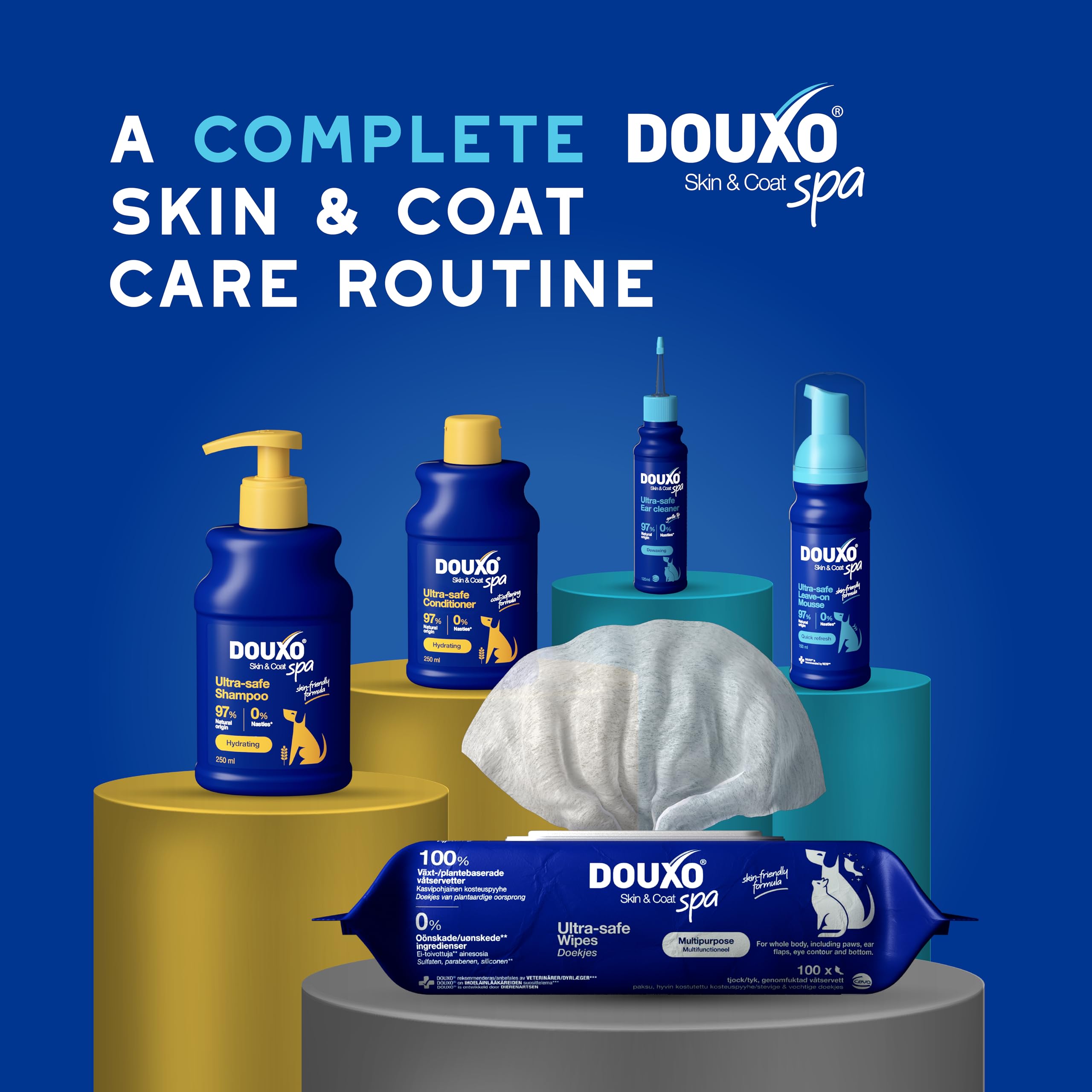 Douxo Skin & Coat SPA Ear Cleaner for Dogs and Cats - Micellar Wax Removal | 120 ml 7