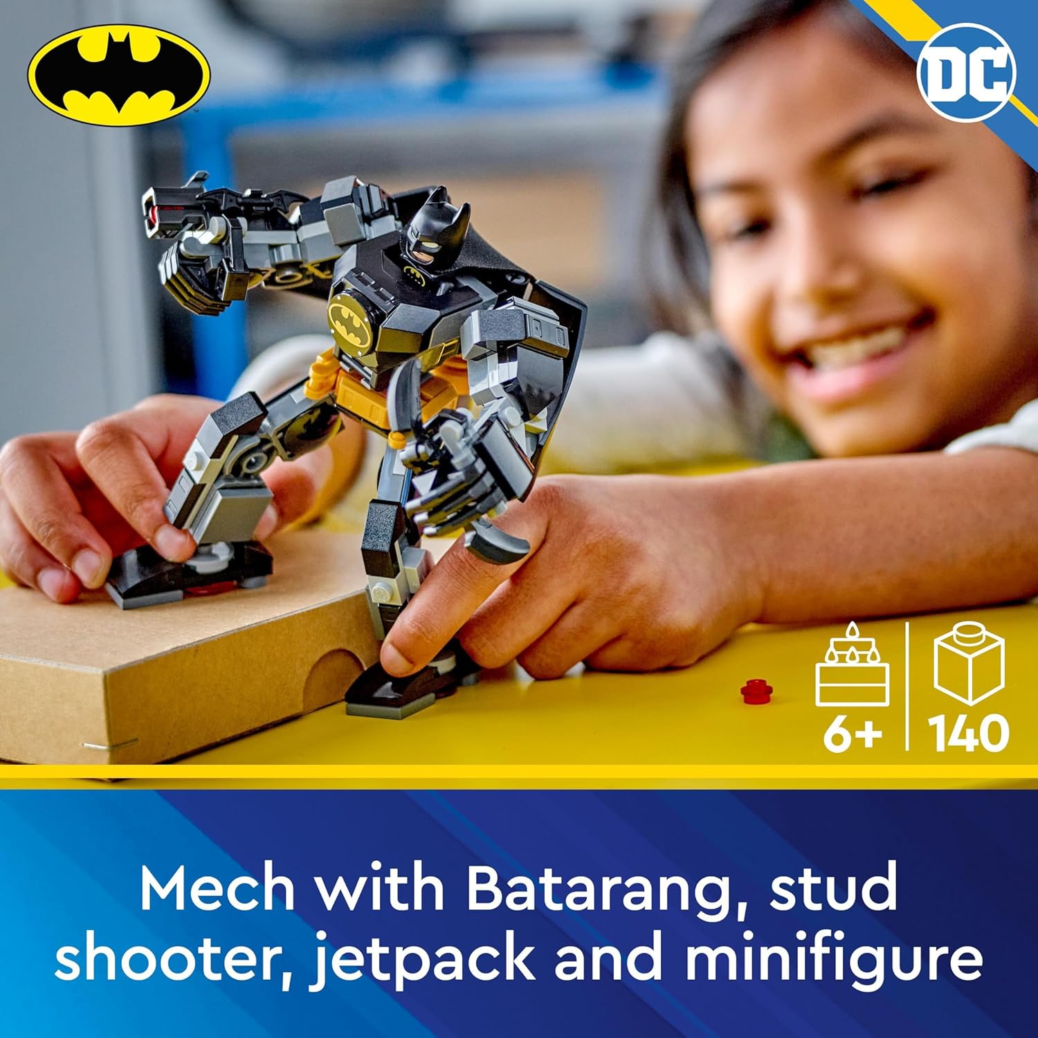 LEGO DC Batman Mech Armour Super-Hero Toy - Action Figure & Building Set for Ages 6+ 6