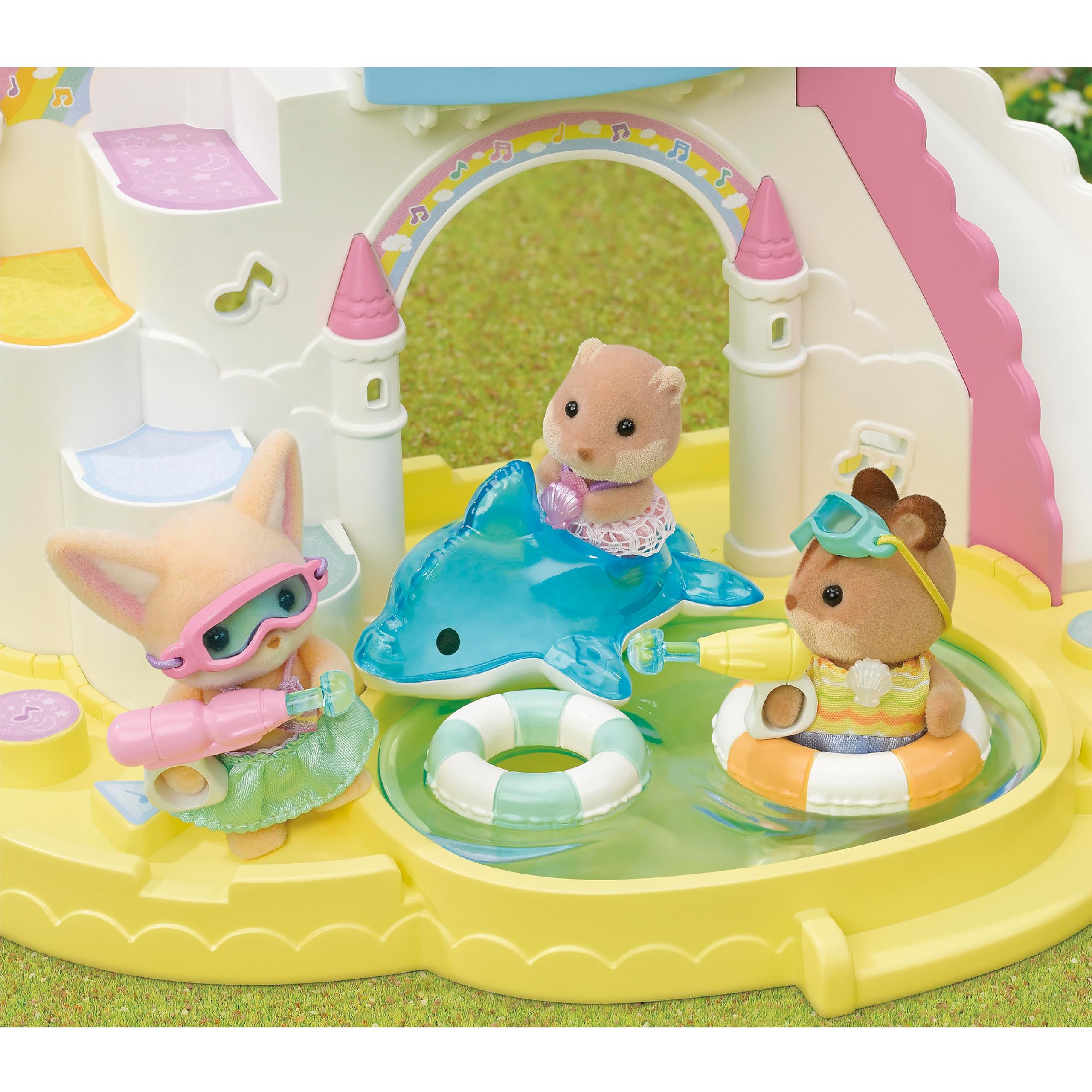 Sylvanian Families Nursery Friends - Pool Fun Trio Playset | Ages 3+ | Model 5749 4