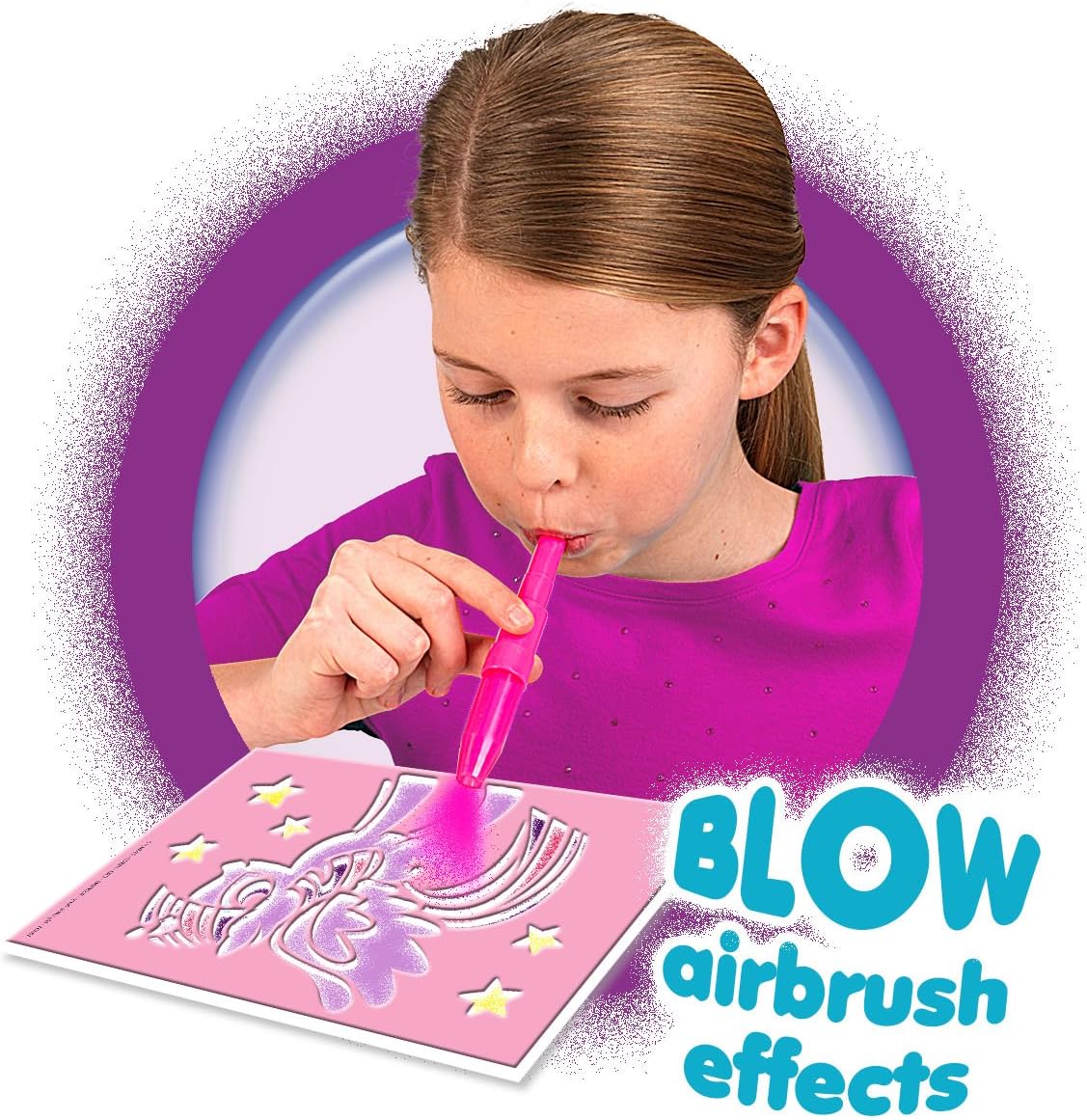 My Little Pony BLOPENS Creative Case - Airbrush Art Set for Kids 4