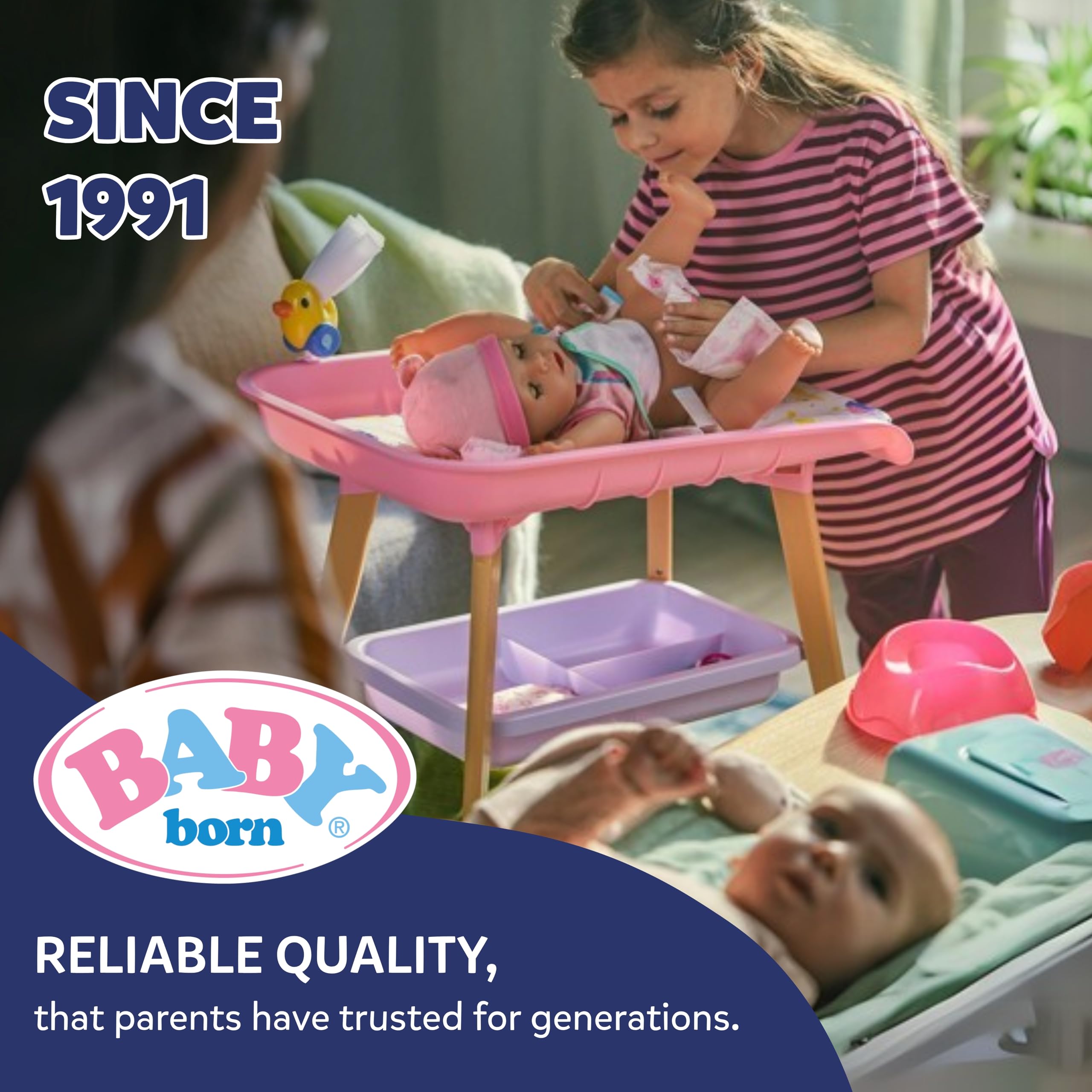 BABY born Feeding Table with Light & Sound Function - Interactive Playset for 43 cm Dolls 6