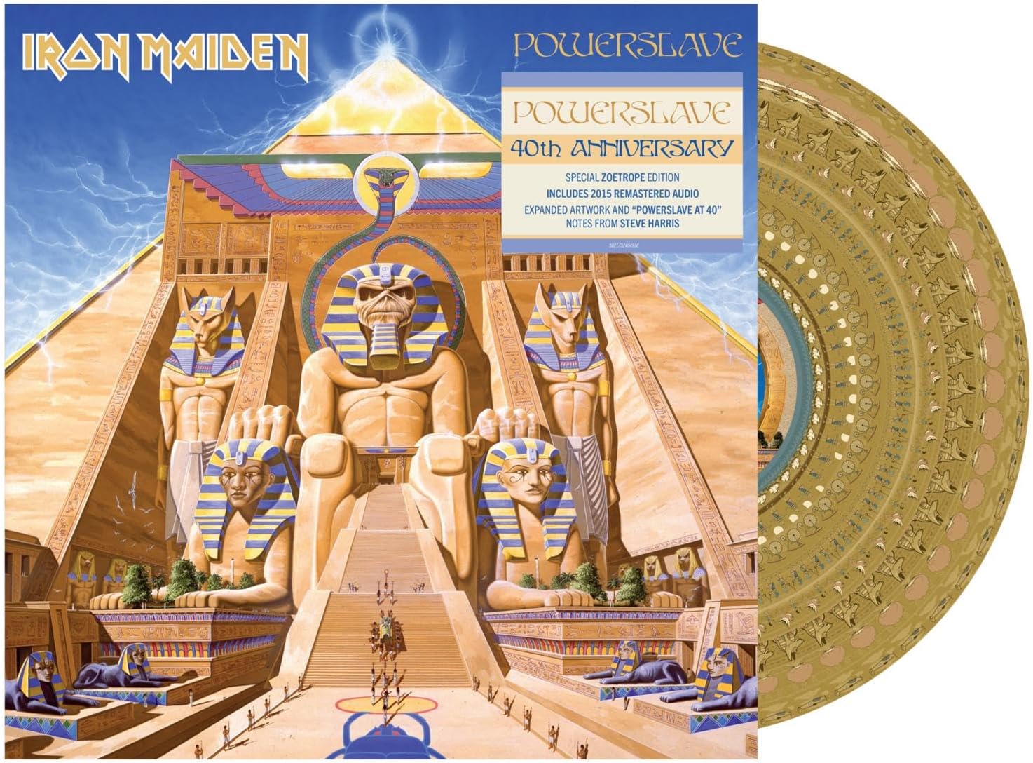 Iron Maiden – Powerslave (Limitierte 40. Jubiläumsausgabe Zoetrope Vinyl) [VINYL]