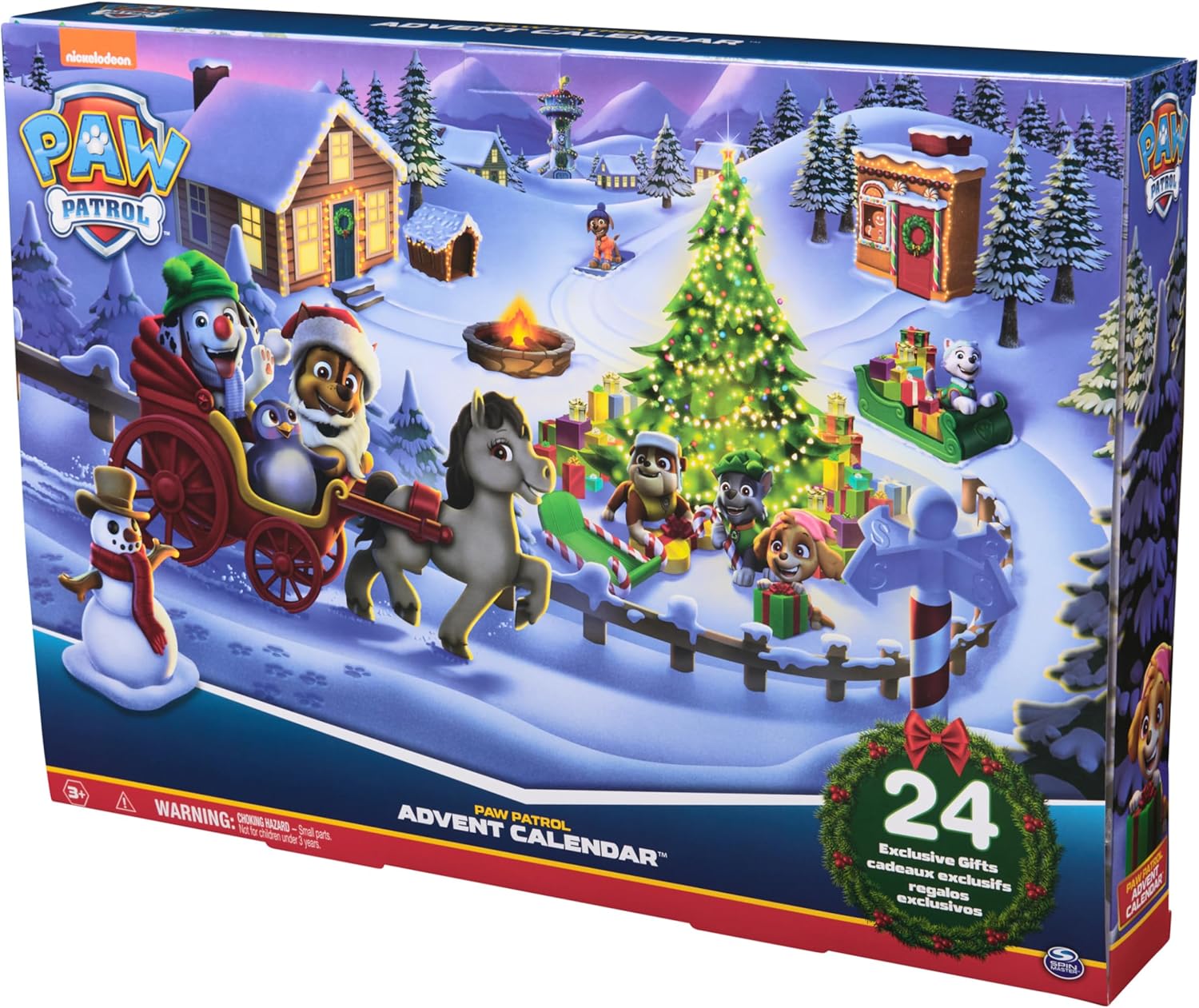 Paw Patrol 2024 Advent Calendar - 24 Surprise Toys with Figures & Accessories 6