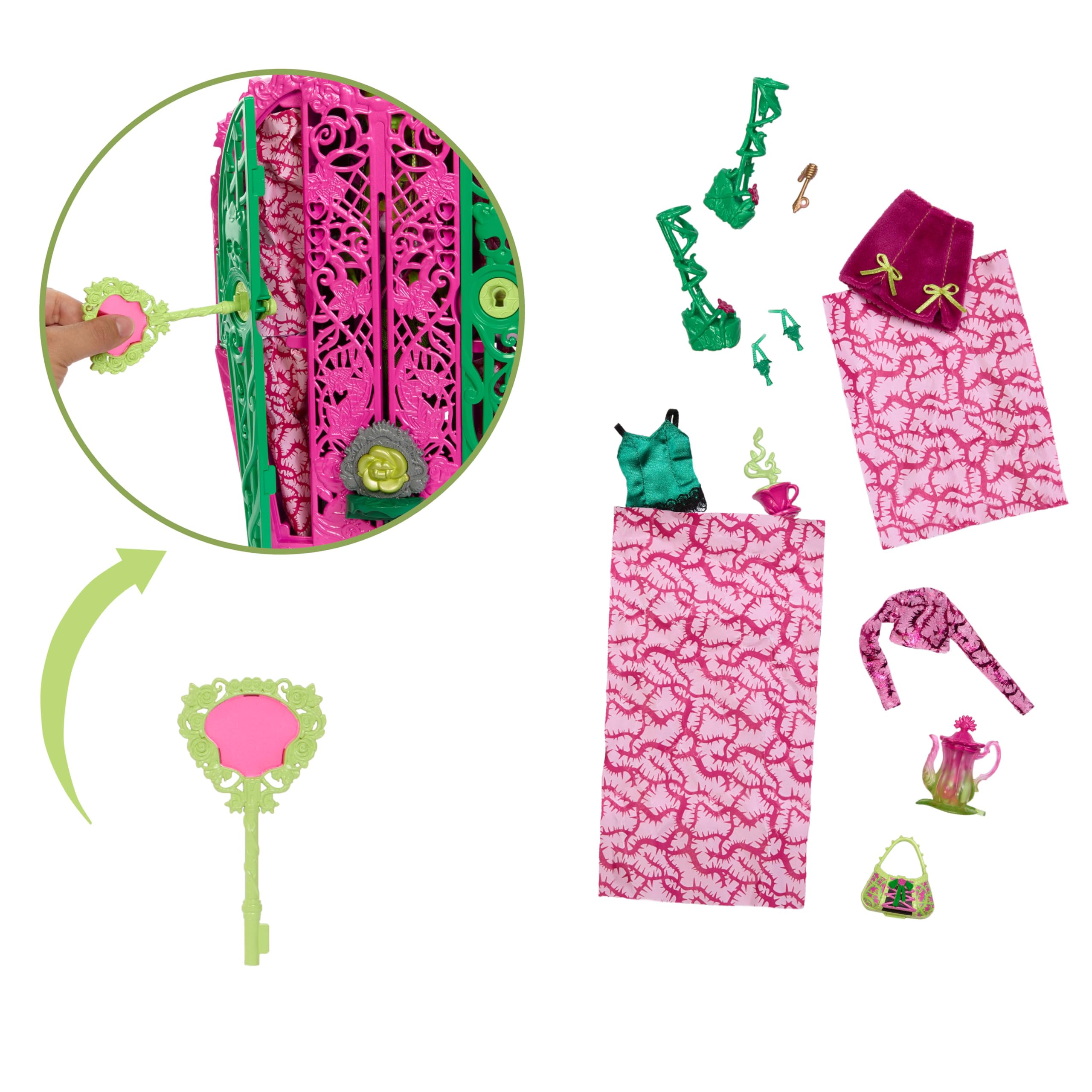 Monster High Skulltimate Secrets Doll and Accessories Set - Garden Mysteries Playset 4