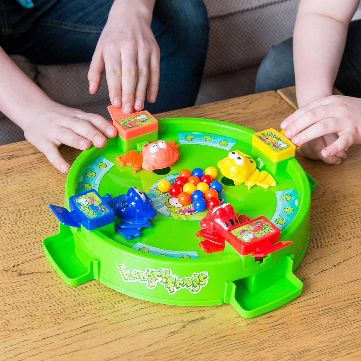 Toyrific Hungry Frogs Board Game for Kids, 4-Player Family Game