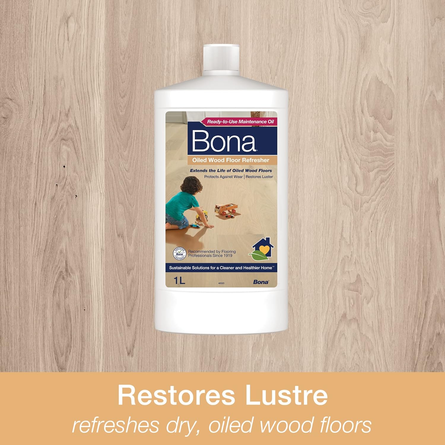 Bona Oiled Wood Floor Refresher - 1 Litre Bottle 9