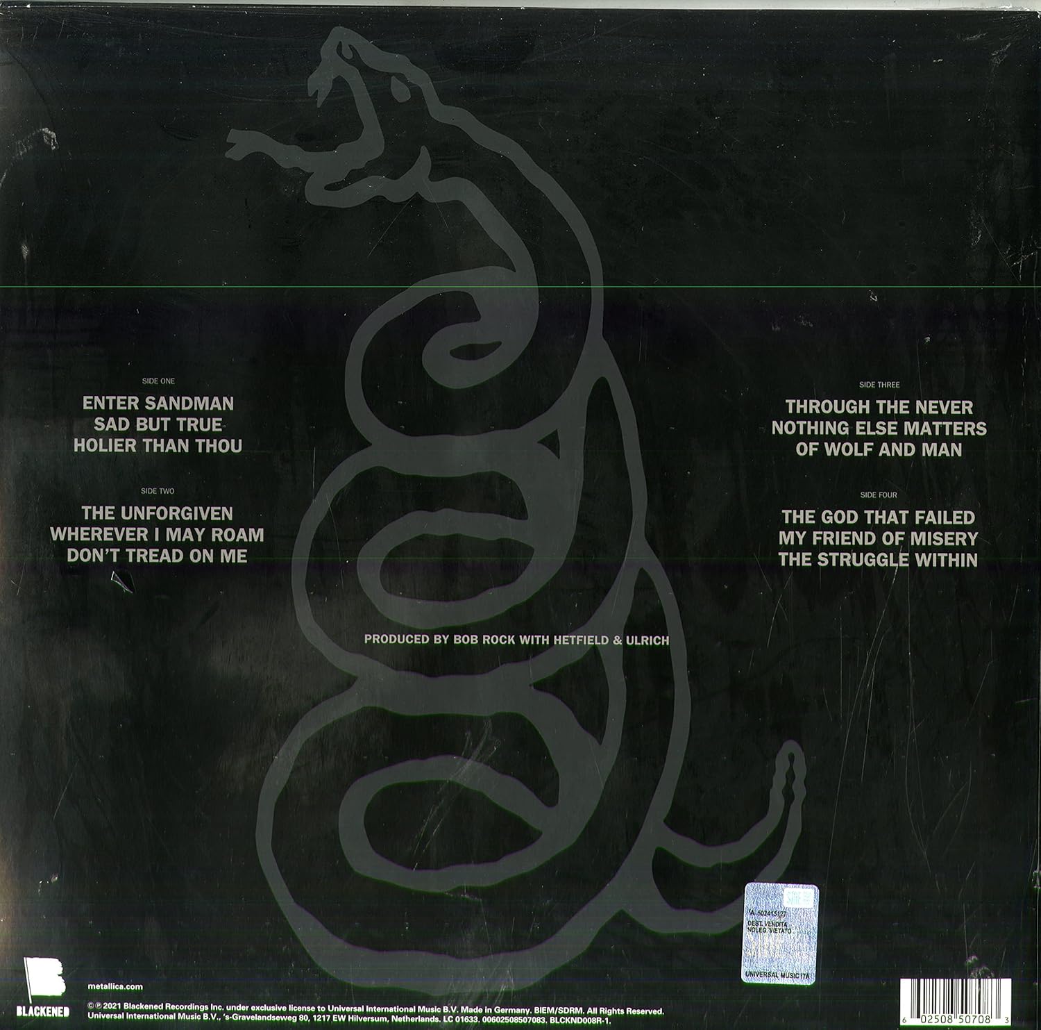 Metallica - The Black Album (Remastered) [VINYL] 3
