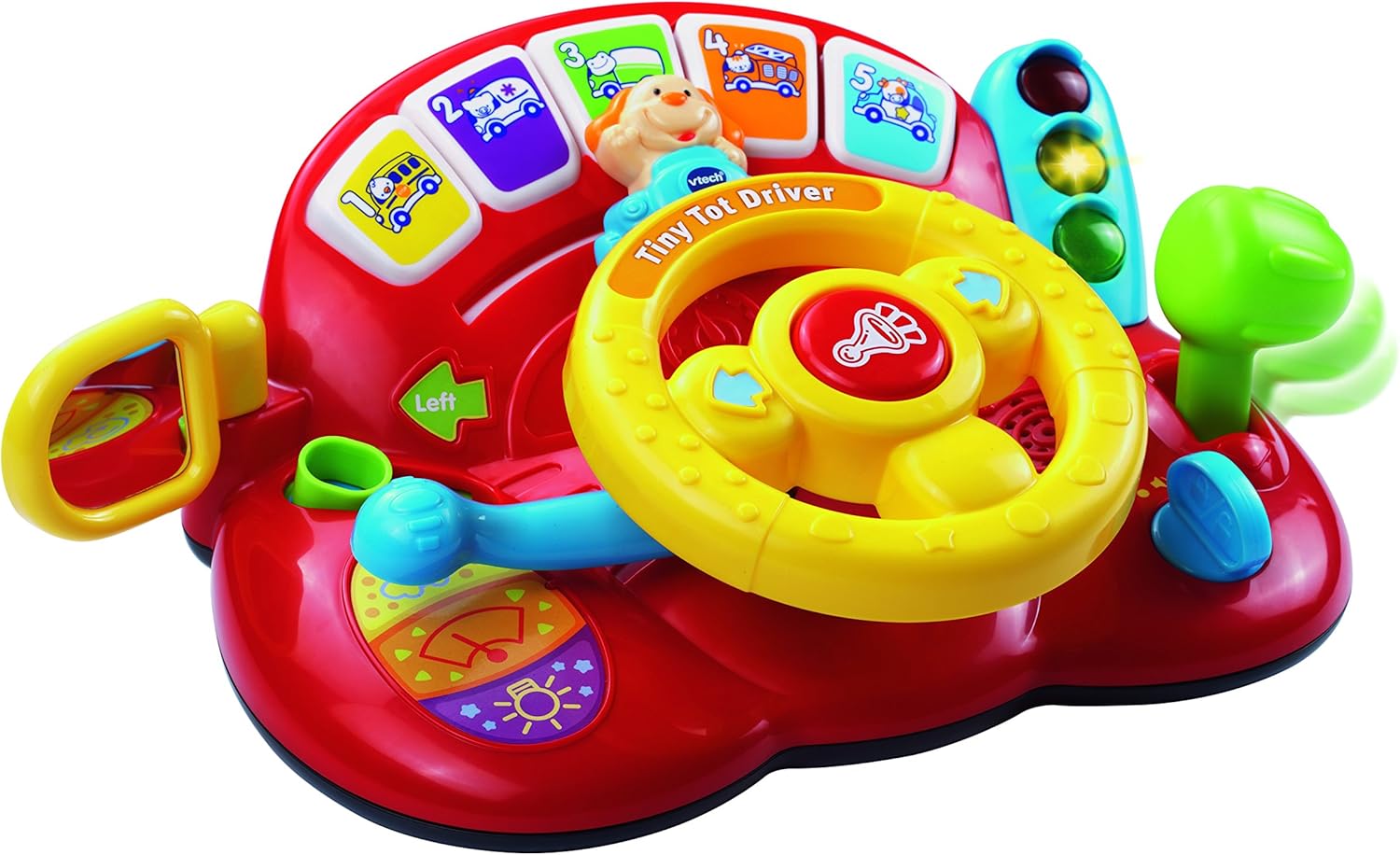 VTech Baby Tiny Tot Driver - Interactive Steering Wheel Toy for Toddlers 12 Months+