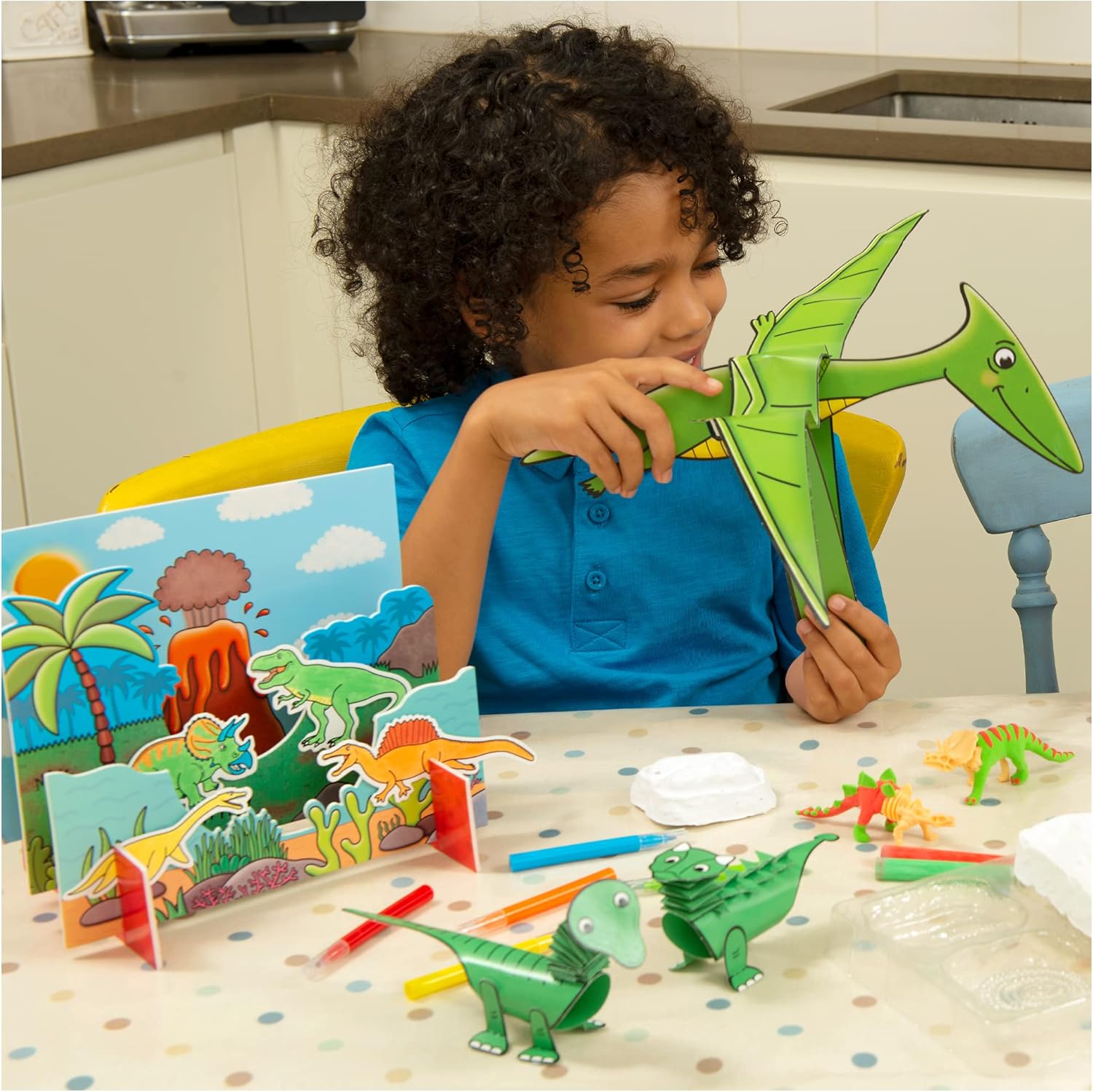 Galt Dino Craft Kit - Educational STEAM Craft Set for Kids Ages 5-10 5