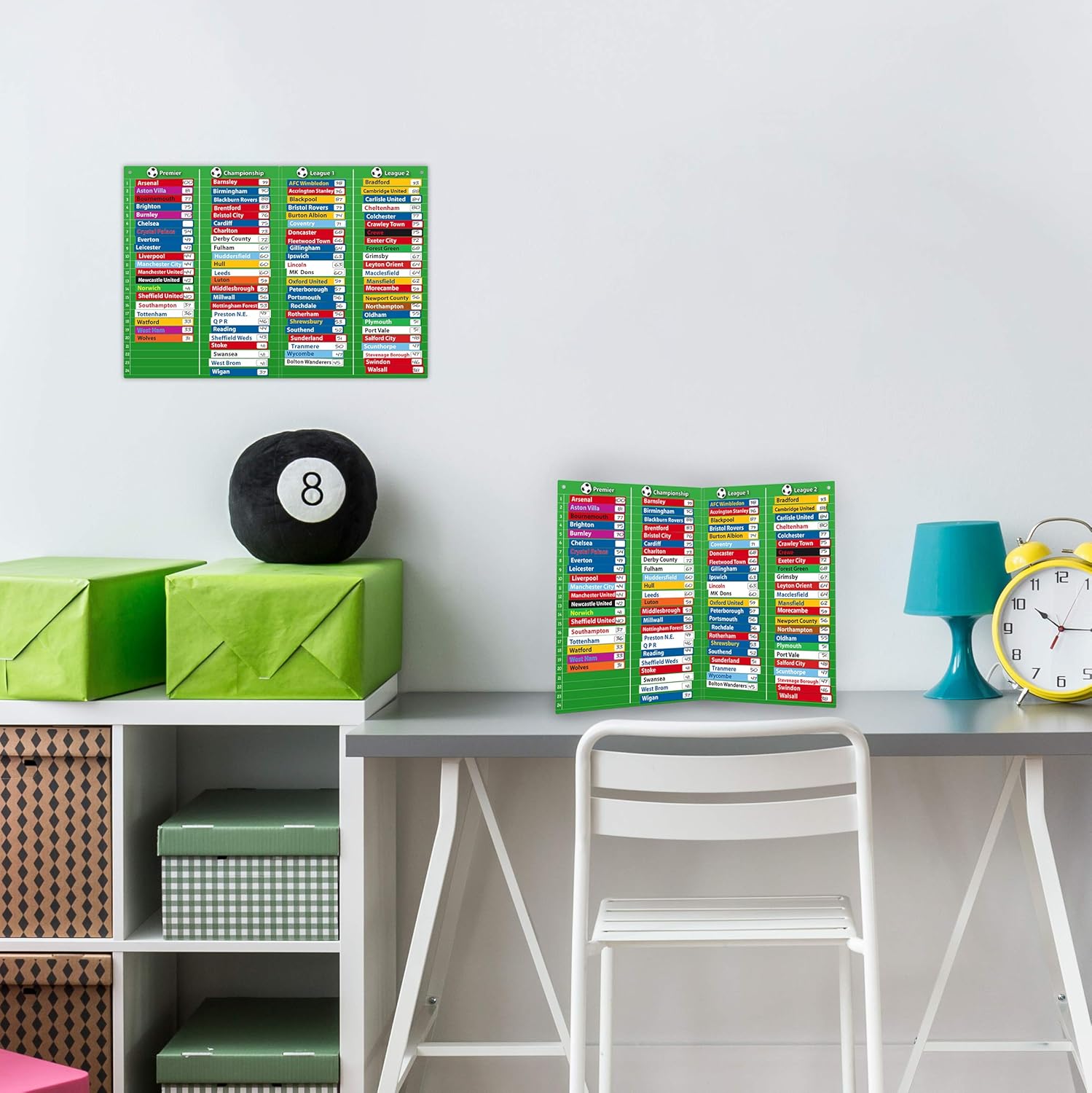 Fiesta Crafts - T-2401 Magnetic Football Table Chart 6