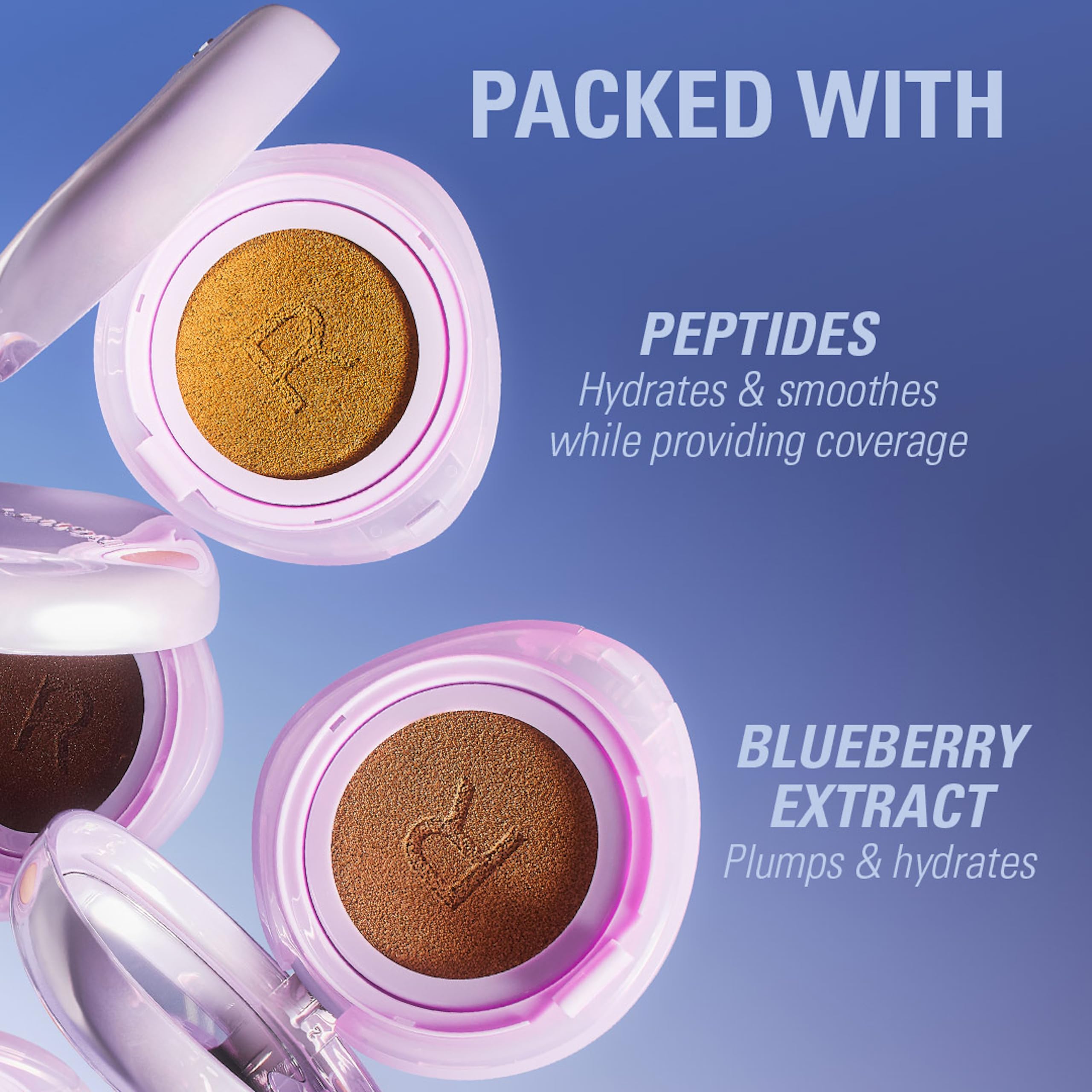 Revolution Beauty London Superdewy Cushion Foundation - Buildable Coverage, Radiant Finish | Fair Neutral 4