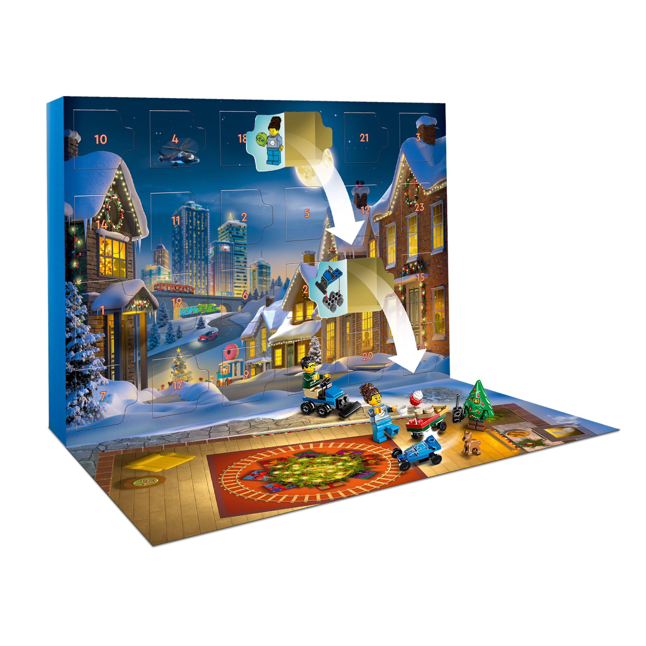 LEGO City Advent Calendar 2025 - 24-Day Holiday Building Playset for Ages 5+ 3