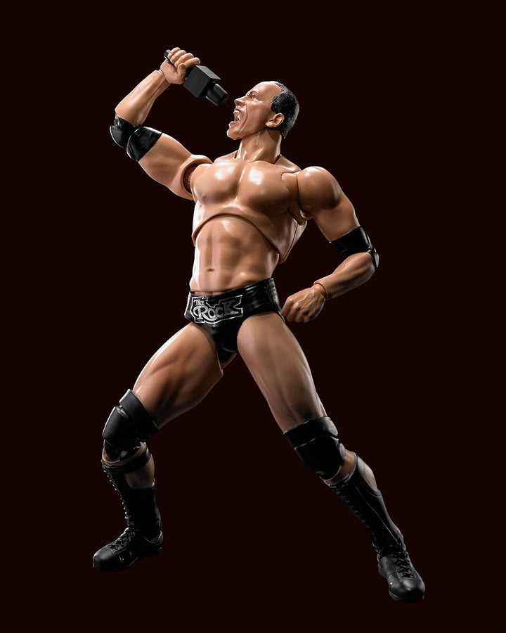 TAMASHII NATIONS WWE The Rock S.H.Figuarts Action Figure - Fully Articulated Collectible for Ages 14+