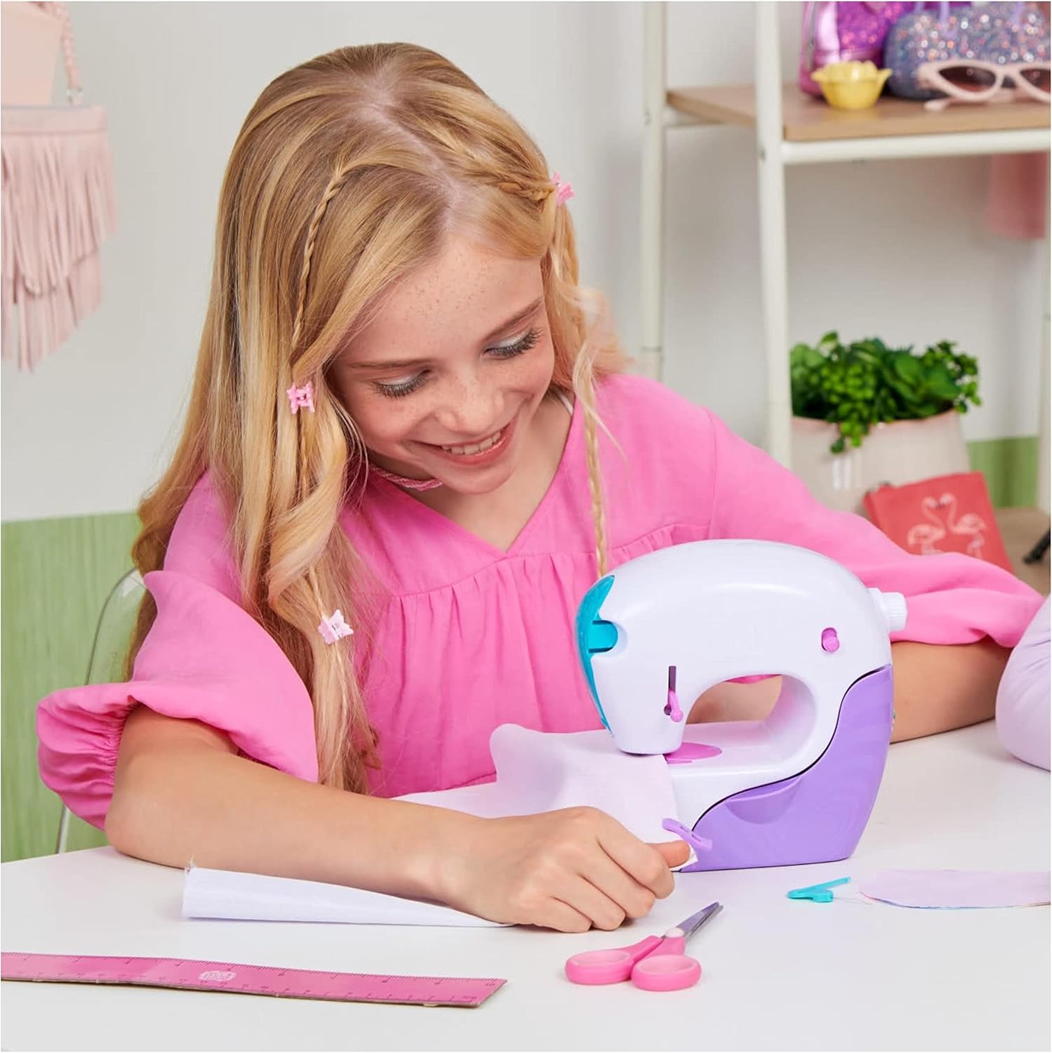 Cool Maker Stitch n Style Fashion Studio - Battery-Powered No-Thread Sewing Machine for Kids 5