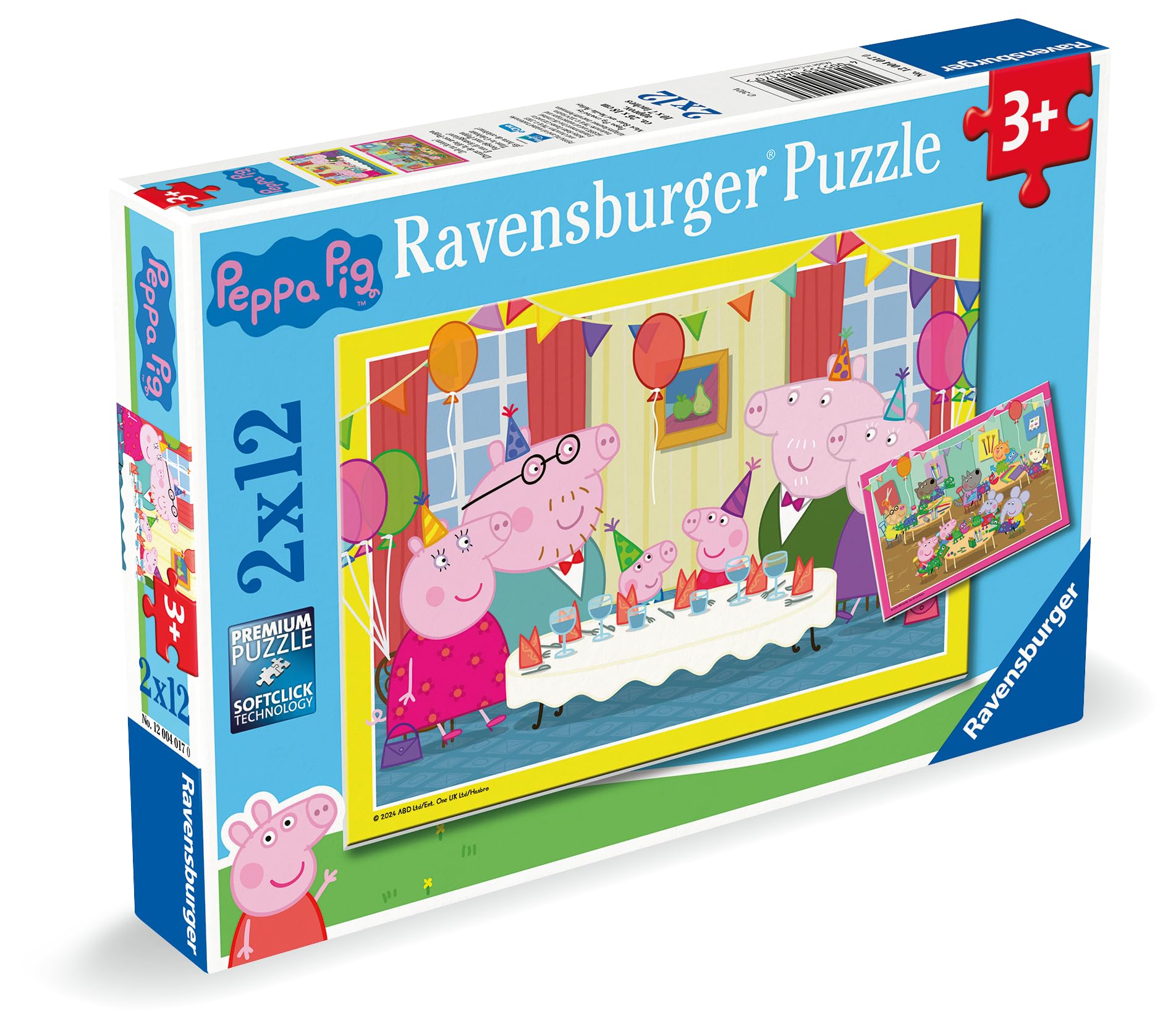Ravensburger Peppa Pig 2x12-Piece Jigsaw Puzzles for 3 Year Olds 6
