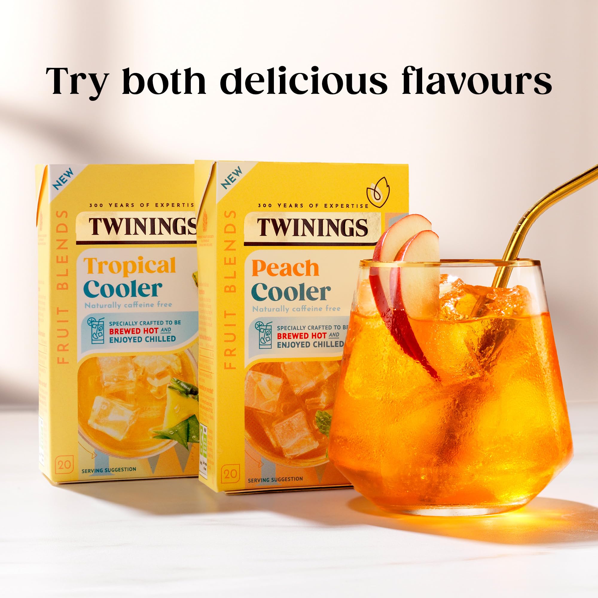 Twinings Peach Cooler Fruit Infusion Tea Bags - 20 Tea Bags, Naturally Caffeine Free, Sugar Free 6