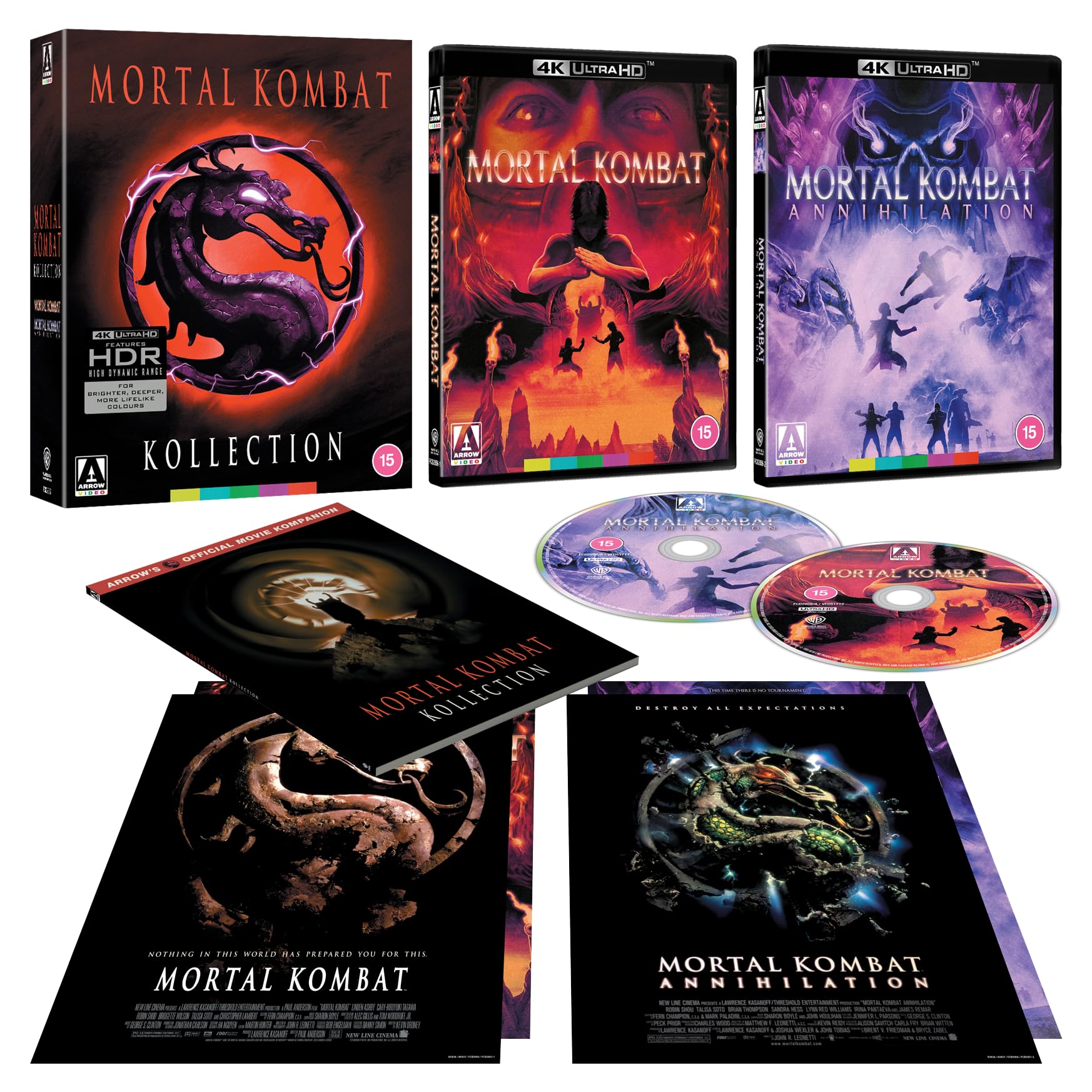 Mortal Kombat Kollection Limited Edition 4K UHD [Blu-ray] [Region Free]